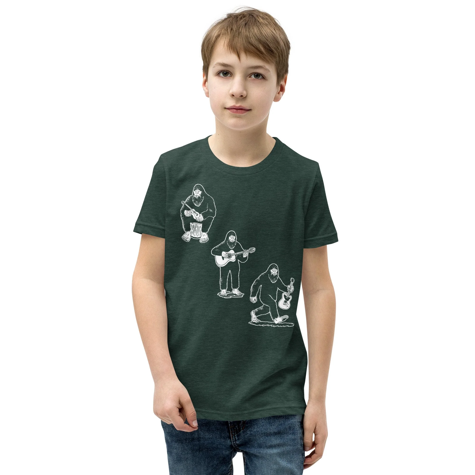 Youth Vester Trio T-Shirt - Green or Black