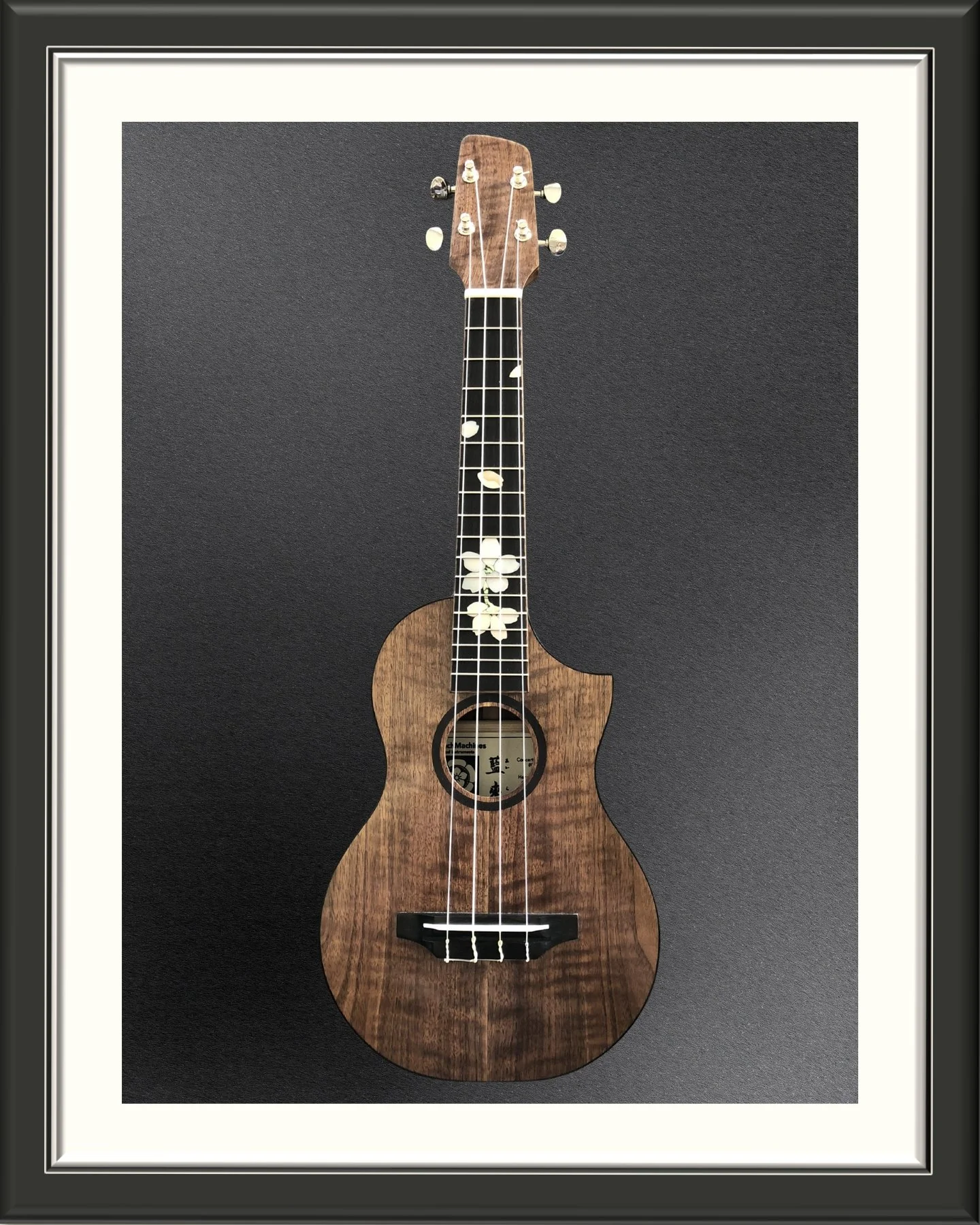 MachMachines Cherry Blossom Custom Ukulele_full front