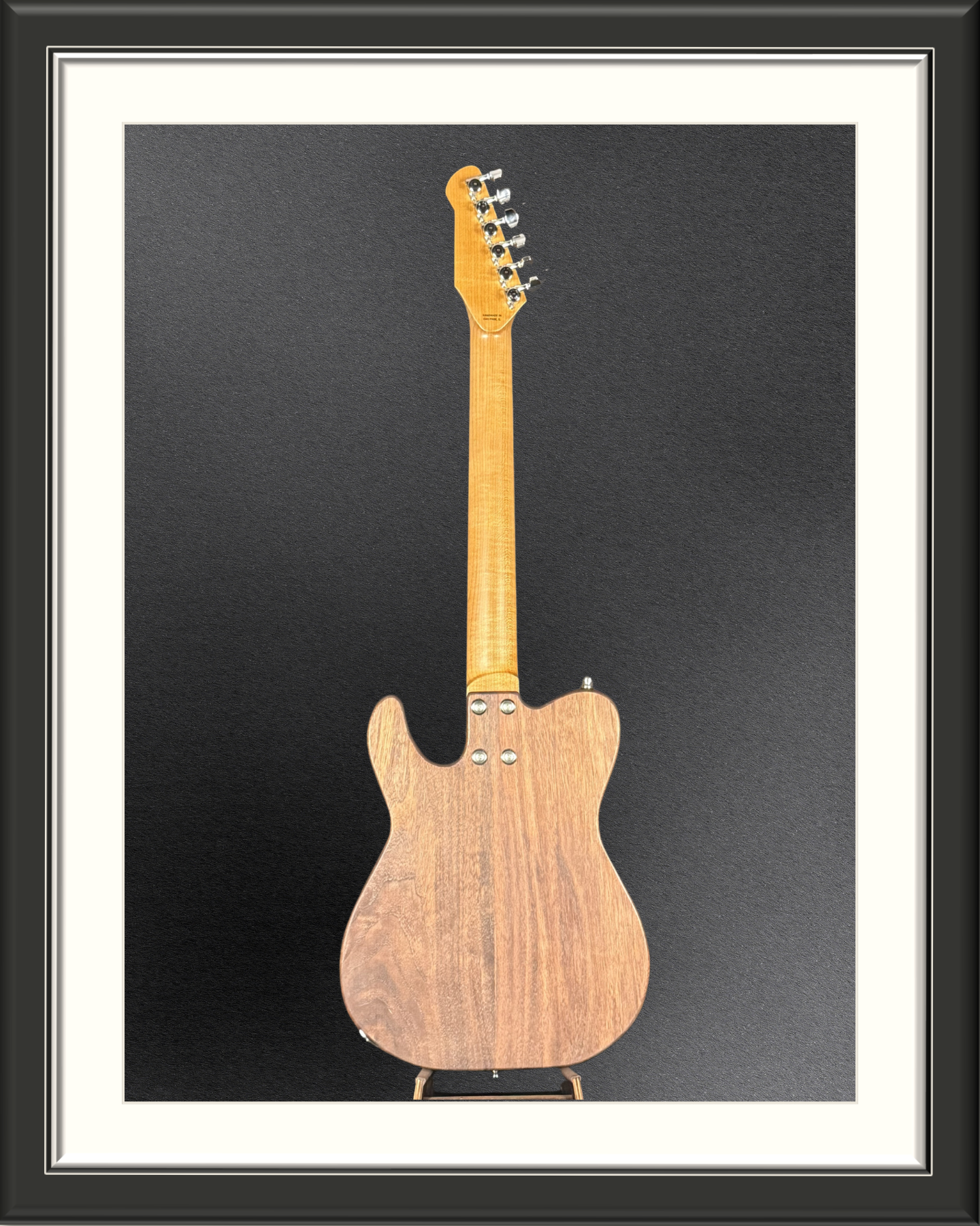 MachMachines Fellacaster Custom Electric Guitar_full back