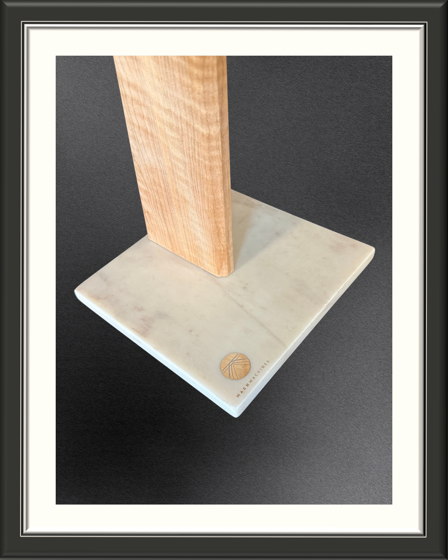 MachMachines Marble and Maple Guitar Stand_marble bass 2