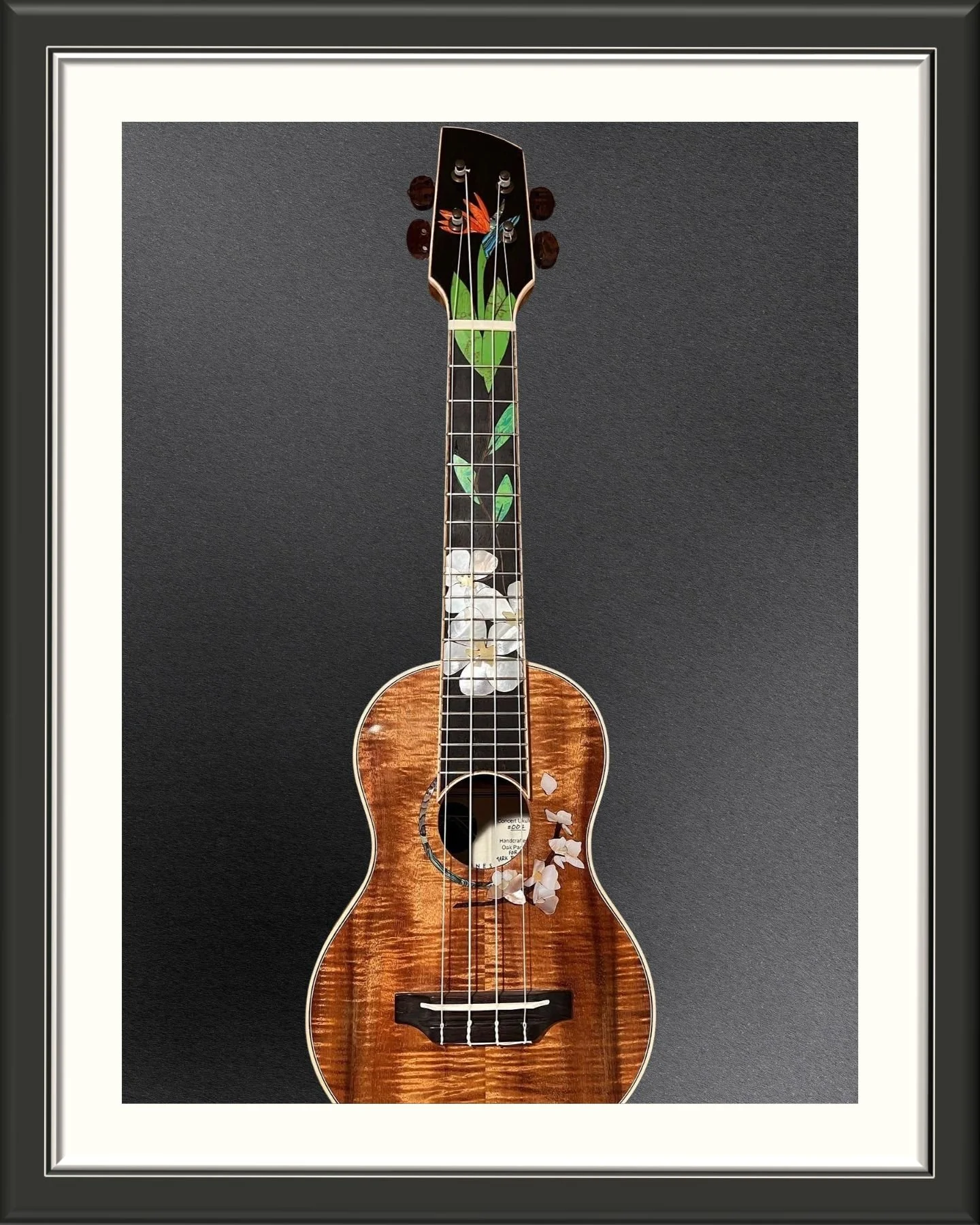 MachMachines Bird of Paradise Custom Ukulele_full front