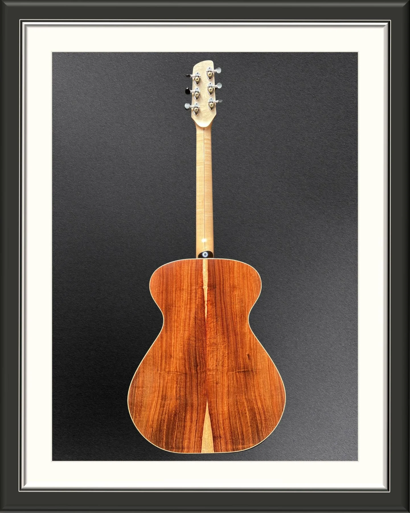 "Evil Eye" Acoustic OM Guitar_full back
