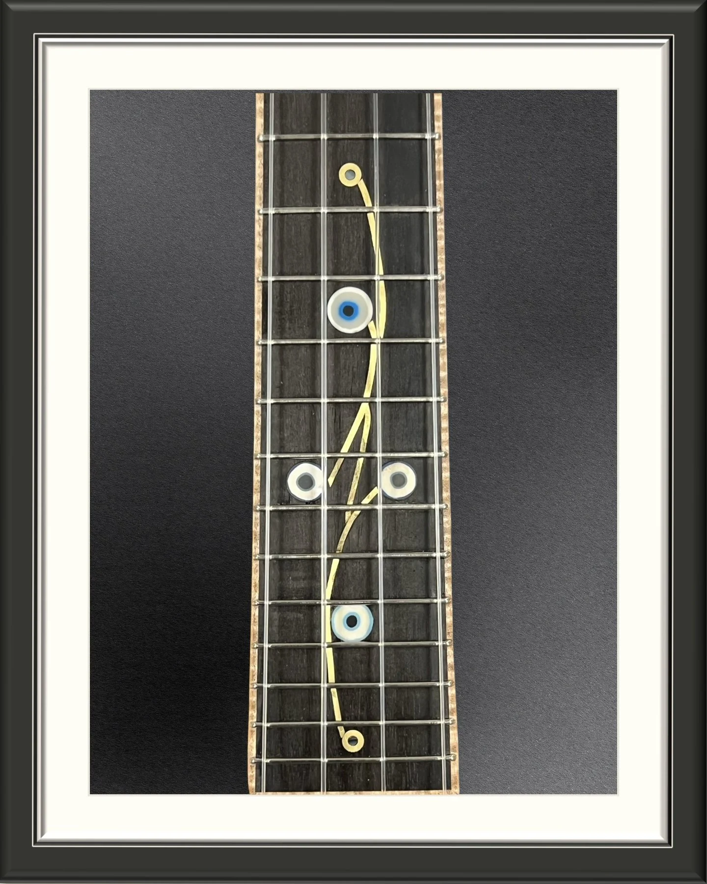 MachMachines Evil Eye Custom Ukulele_inlay detail