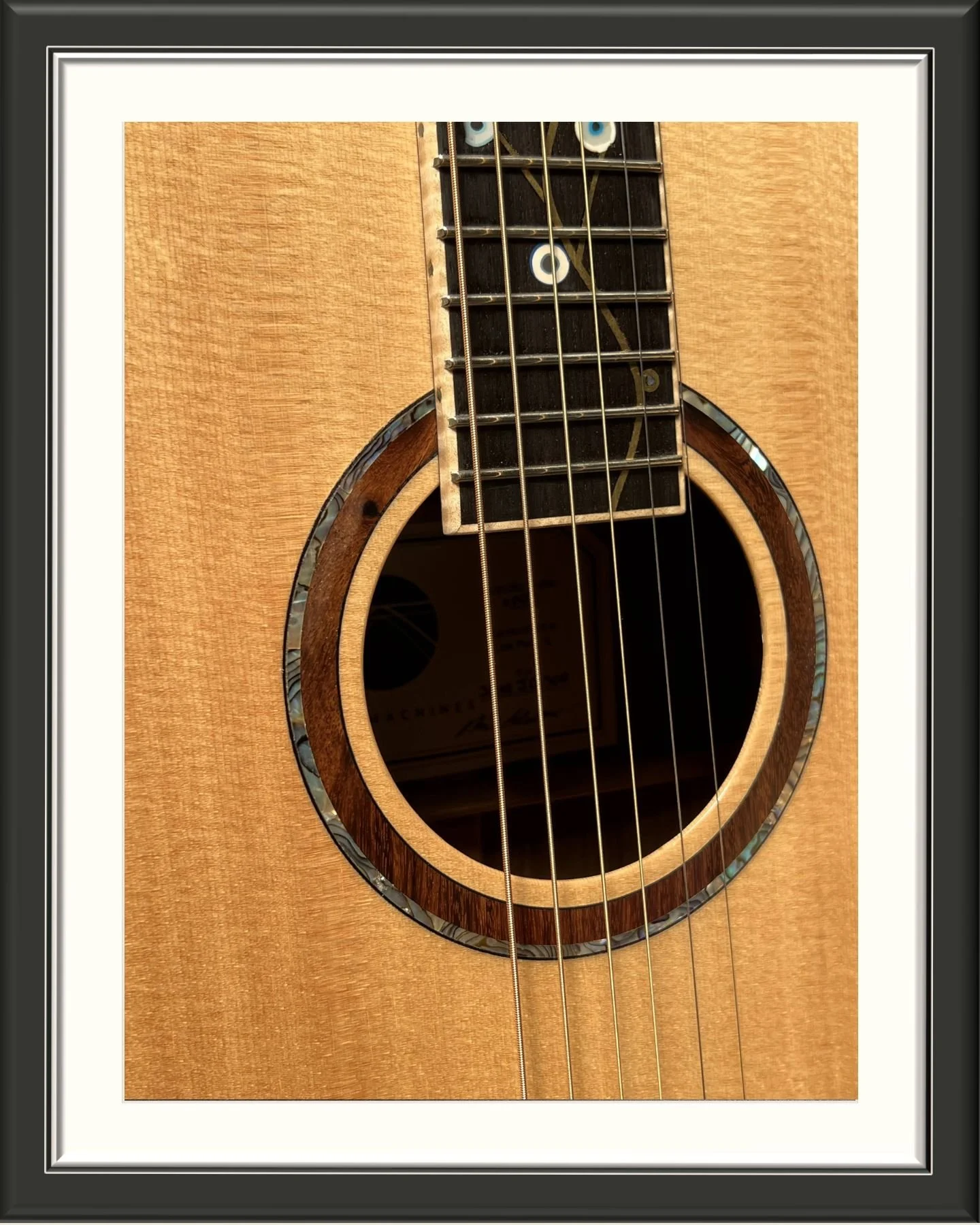 "Evil Eye" Acoustic OM Guitar_rosette