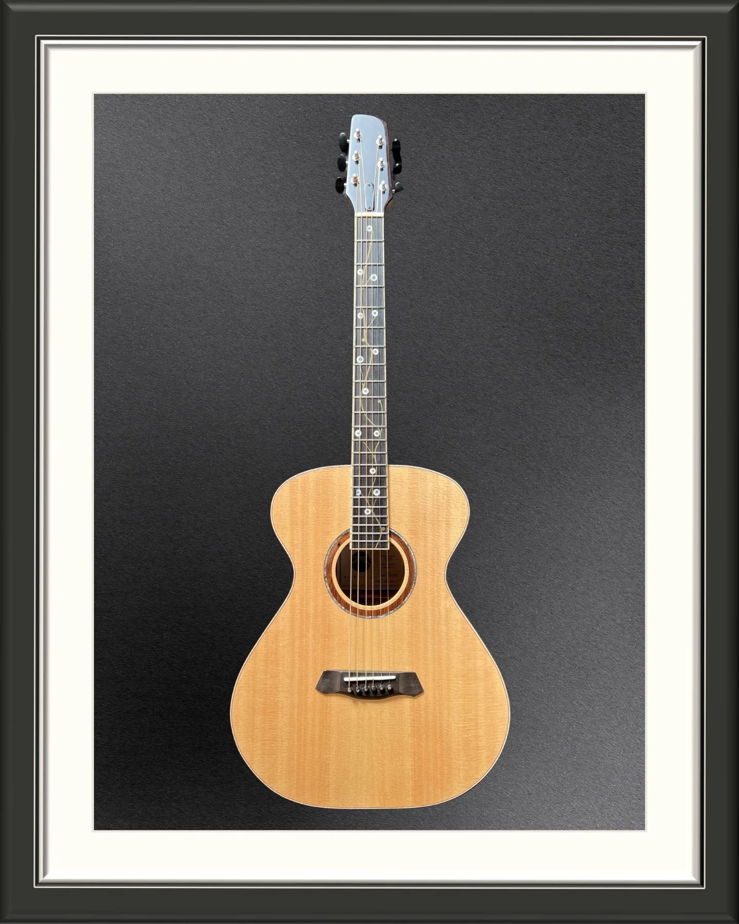 "Evil Eye" Acoustic OM Guitar_full front