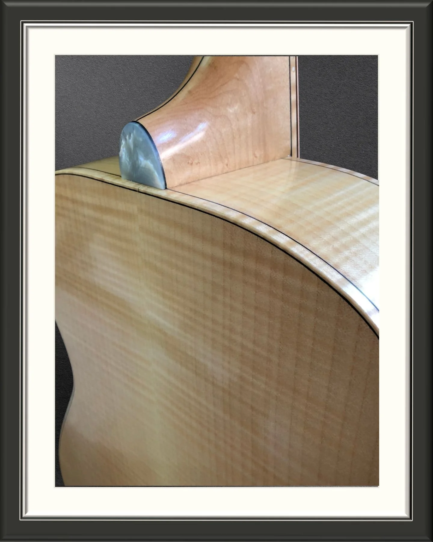 MachMachines Mizzou Tiger Acoustic OM Guitar_end cap