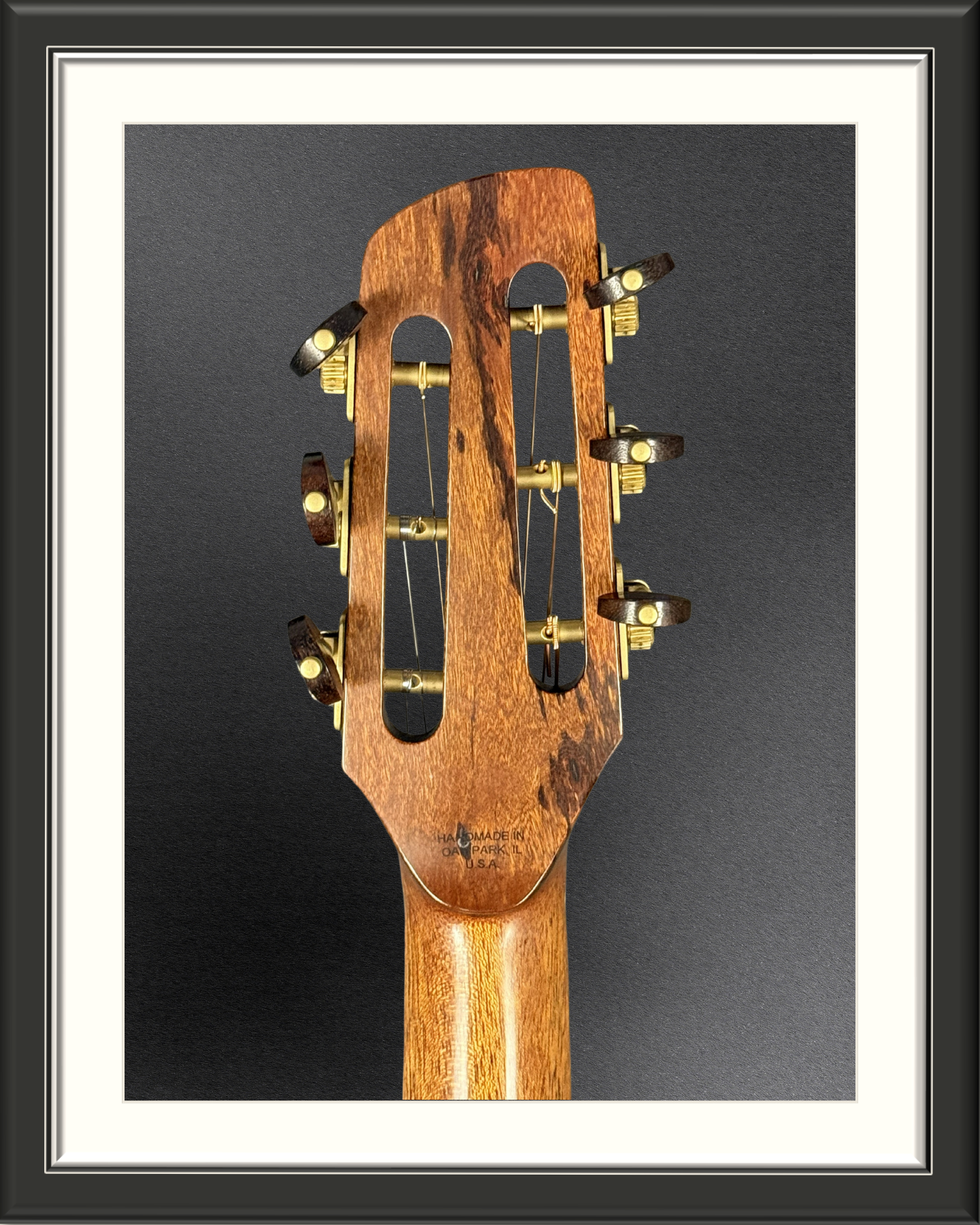 MachMachines Bell Model Acoustic Guitar in Redwood & Black Limba_headstock back