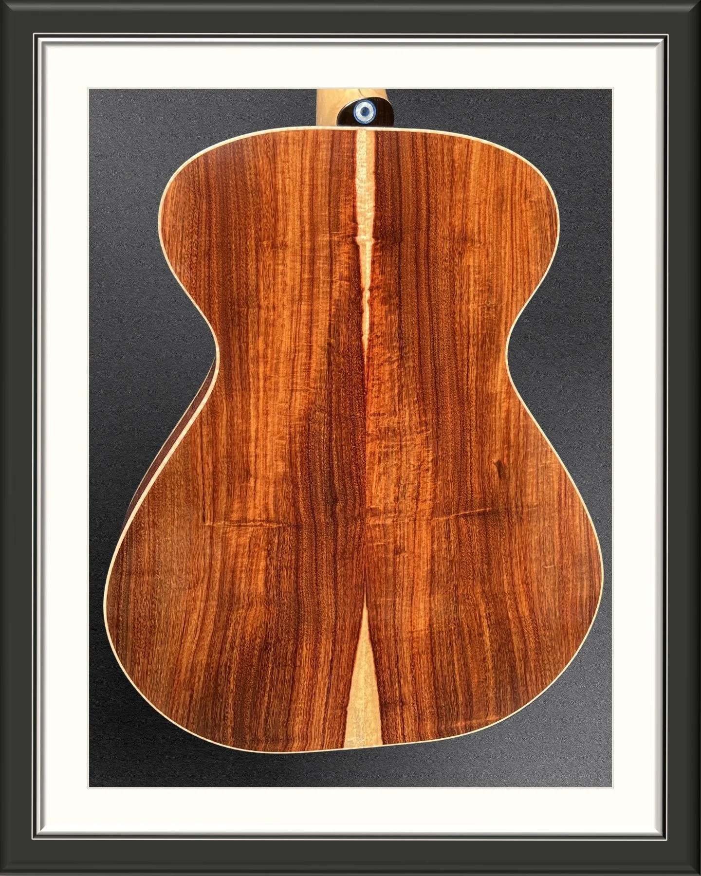 "Evil Eye" Acoustic OM Guitar_back body