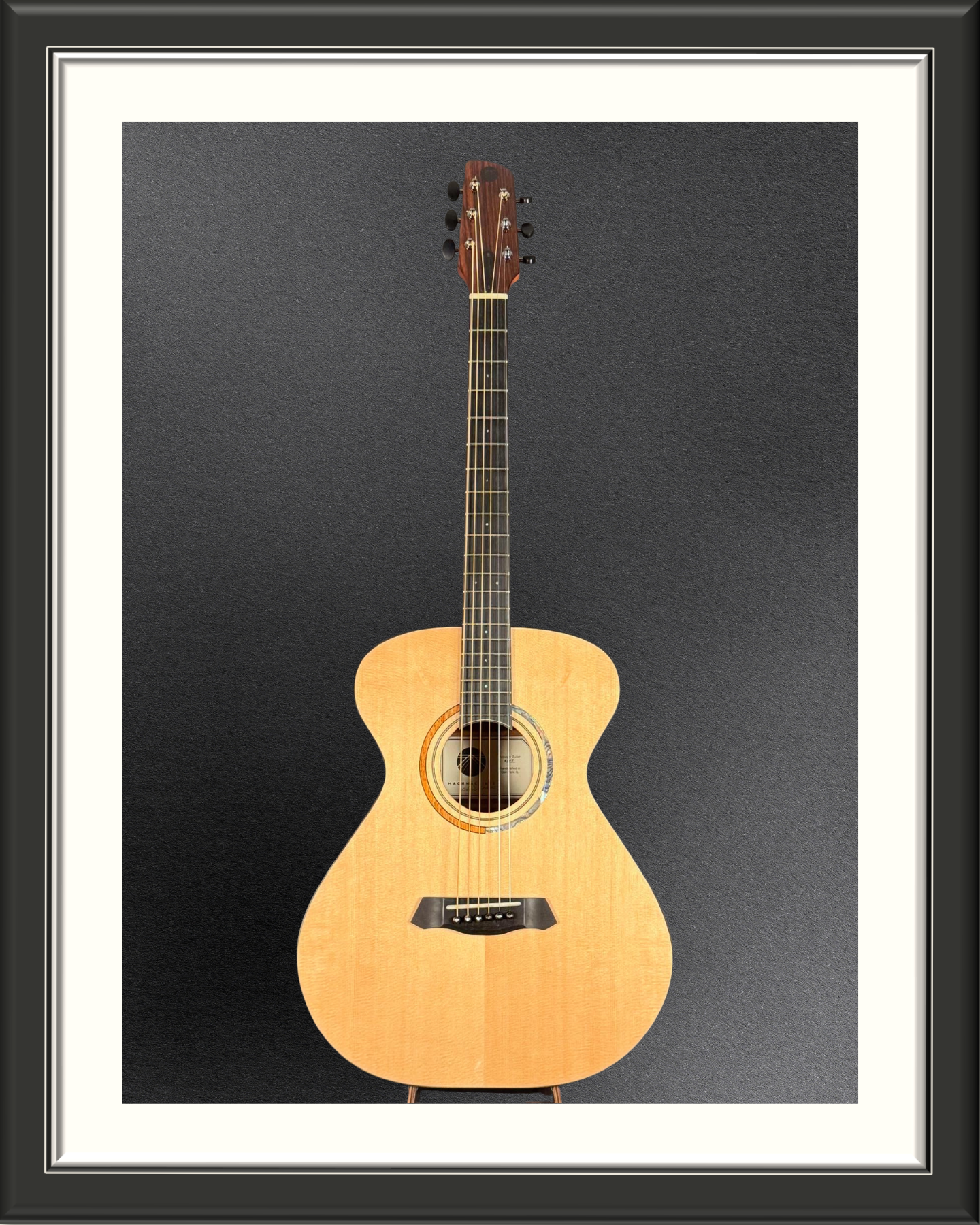 MachMachines Plymouth Model Acoustic Guitar in Sitka Spruce & Hawaiian Koa_full front
