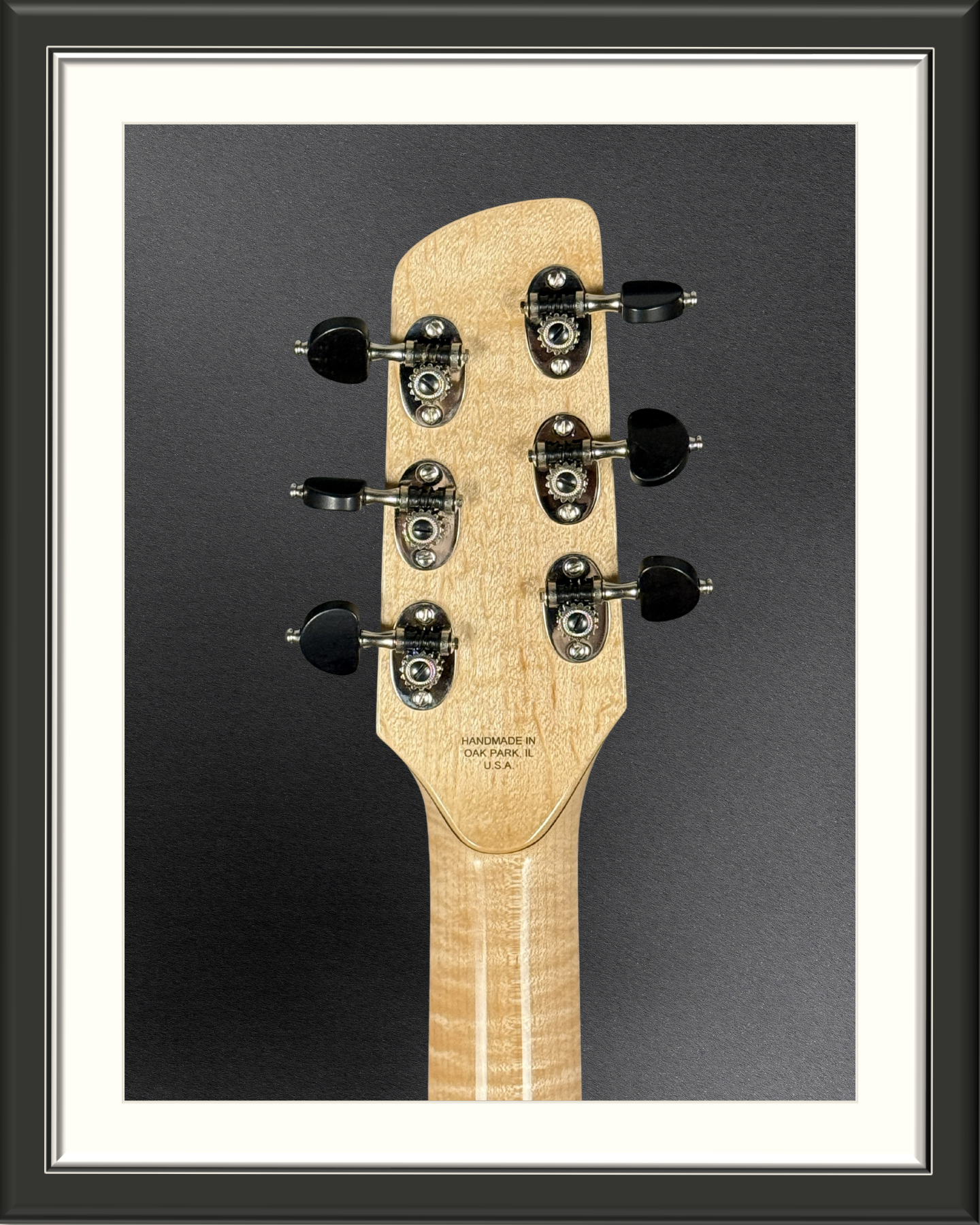 MachMachines Cuyler Model Hollow Body Electric Guitar_headstock back