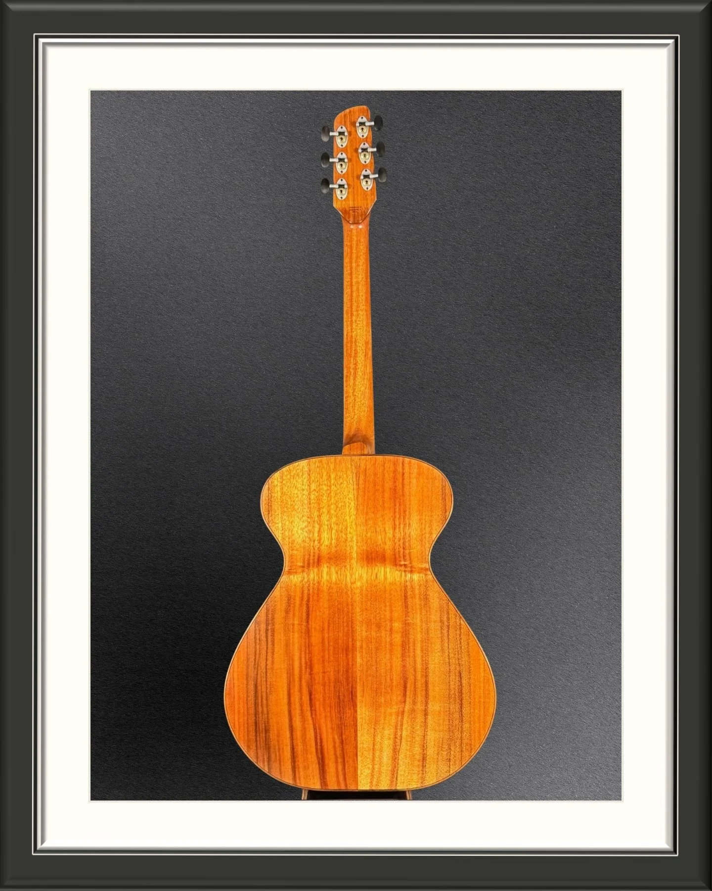 MachMachines Custom Acoustic OM Guitar 2025_full back