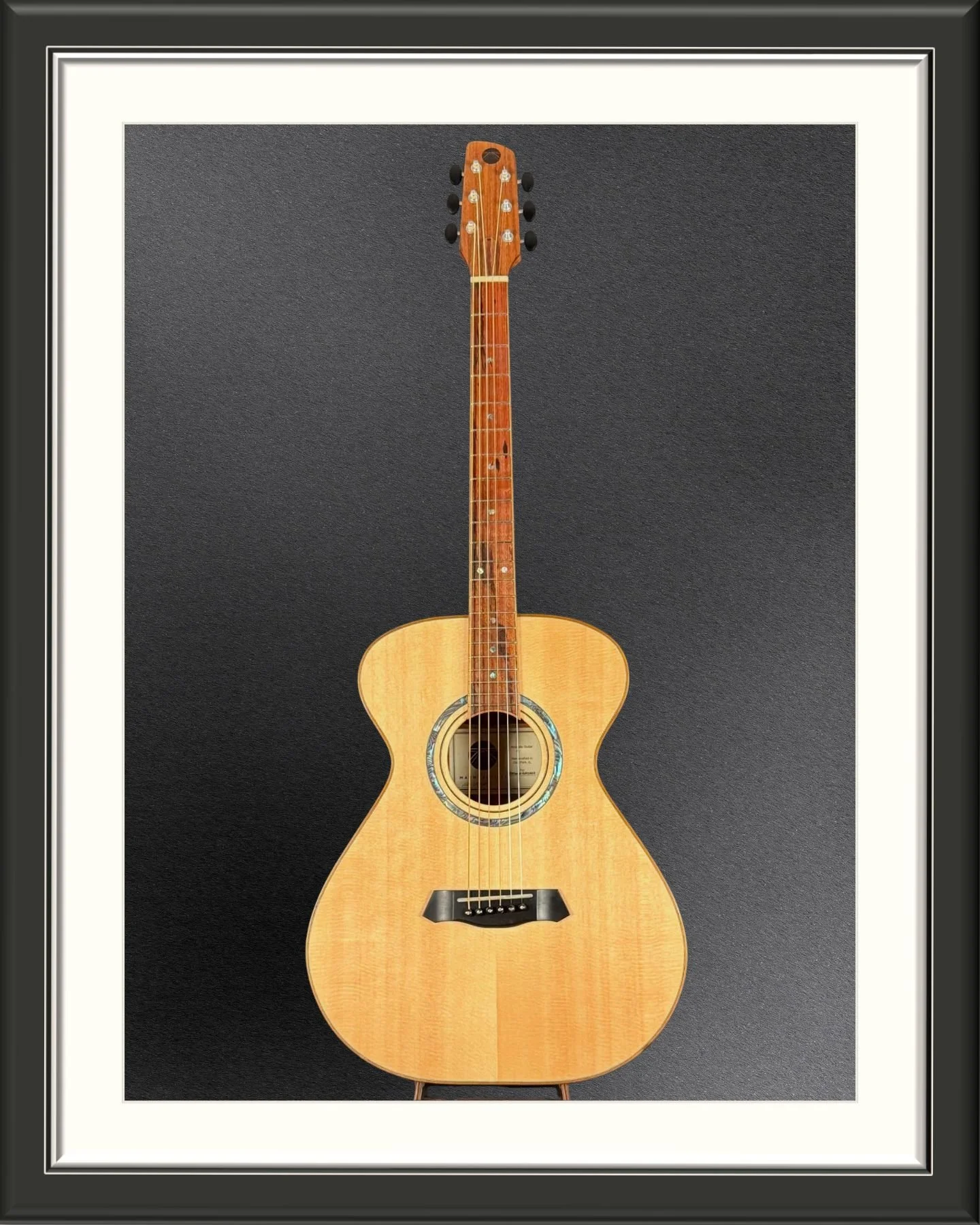 MachMachines Custom Acoustic OM Guitar 2025_full front