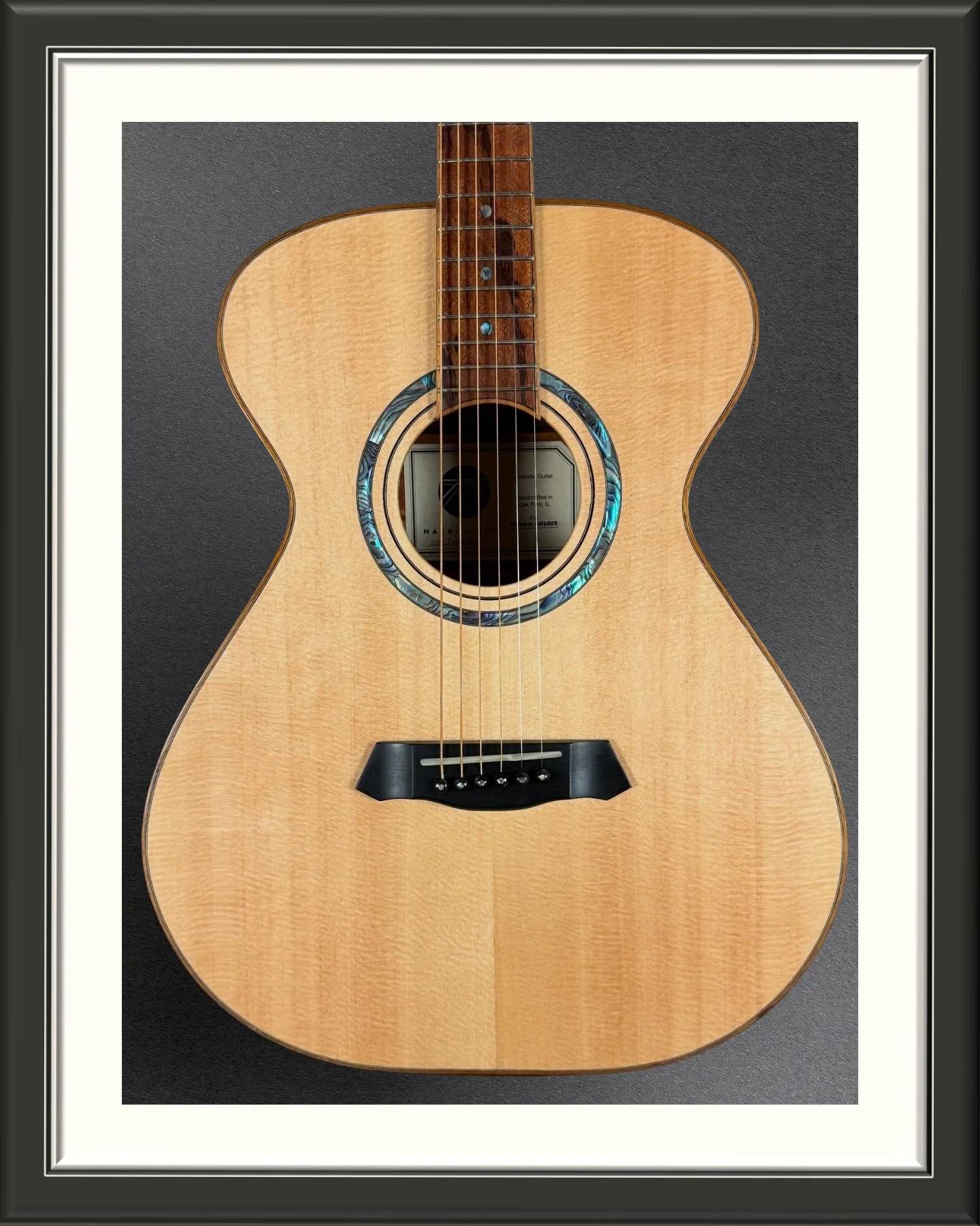 Custom Acoustic OM Guitar 2025_front body