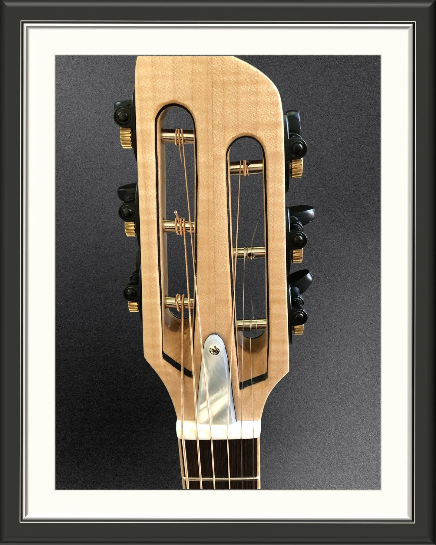 MachMachines Mizzou Tiger Acoustic OM Guitar_headstock