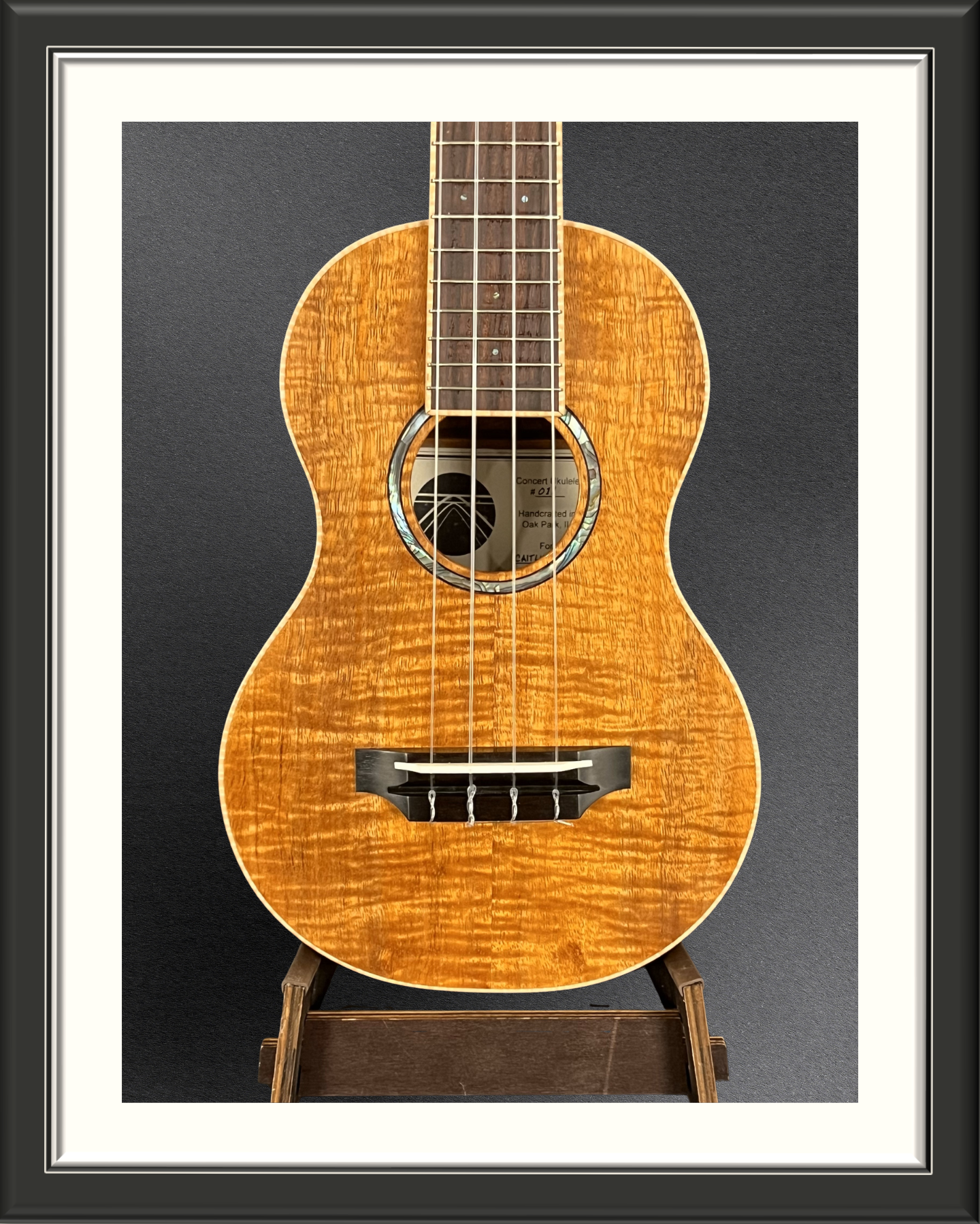 MachMachines Merit Custom Ukulele in Koa_front body
