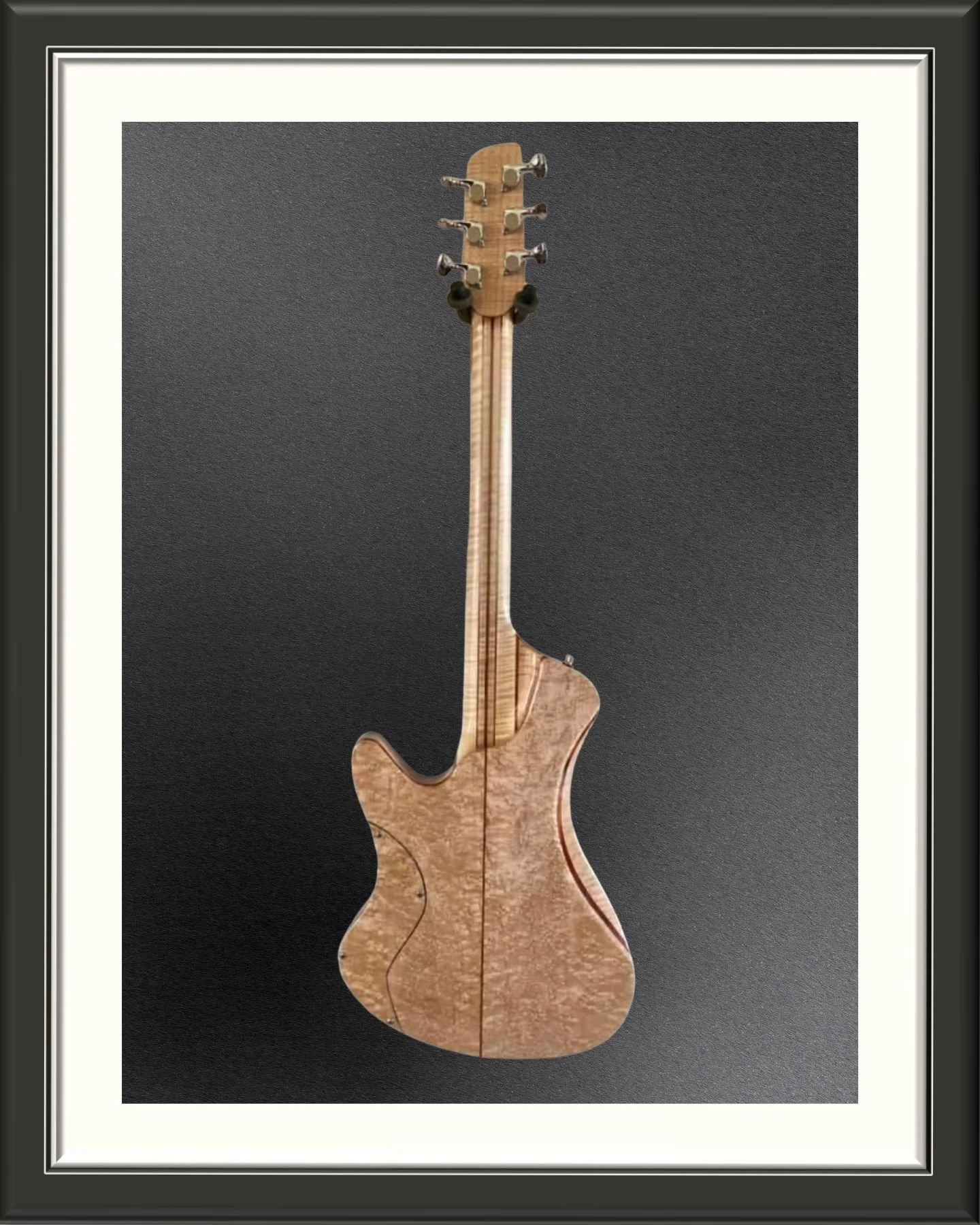 MachMachines El Cunado Custom Electric Guitar_full back