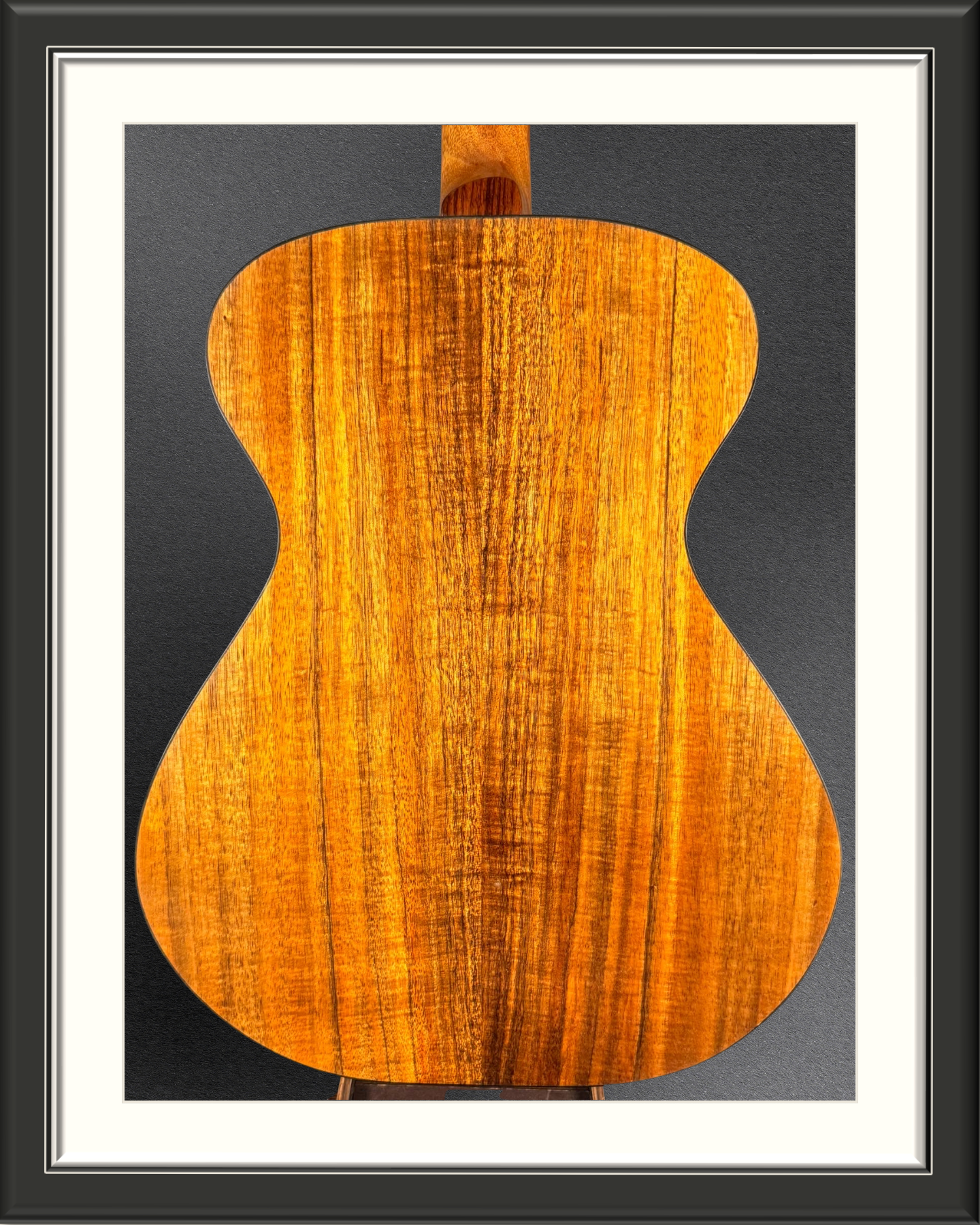 MachMachines Plymouth Model Acoustic Guitar in Sitka Spruce & Hawaiian Koa_back body