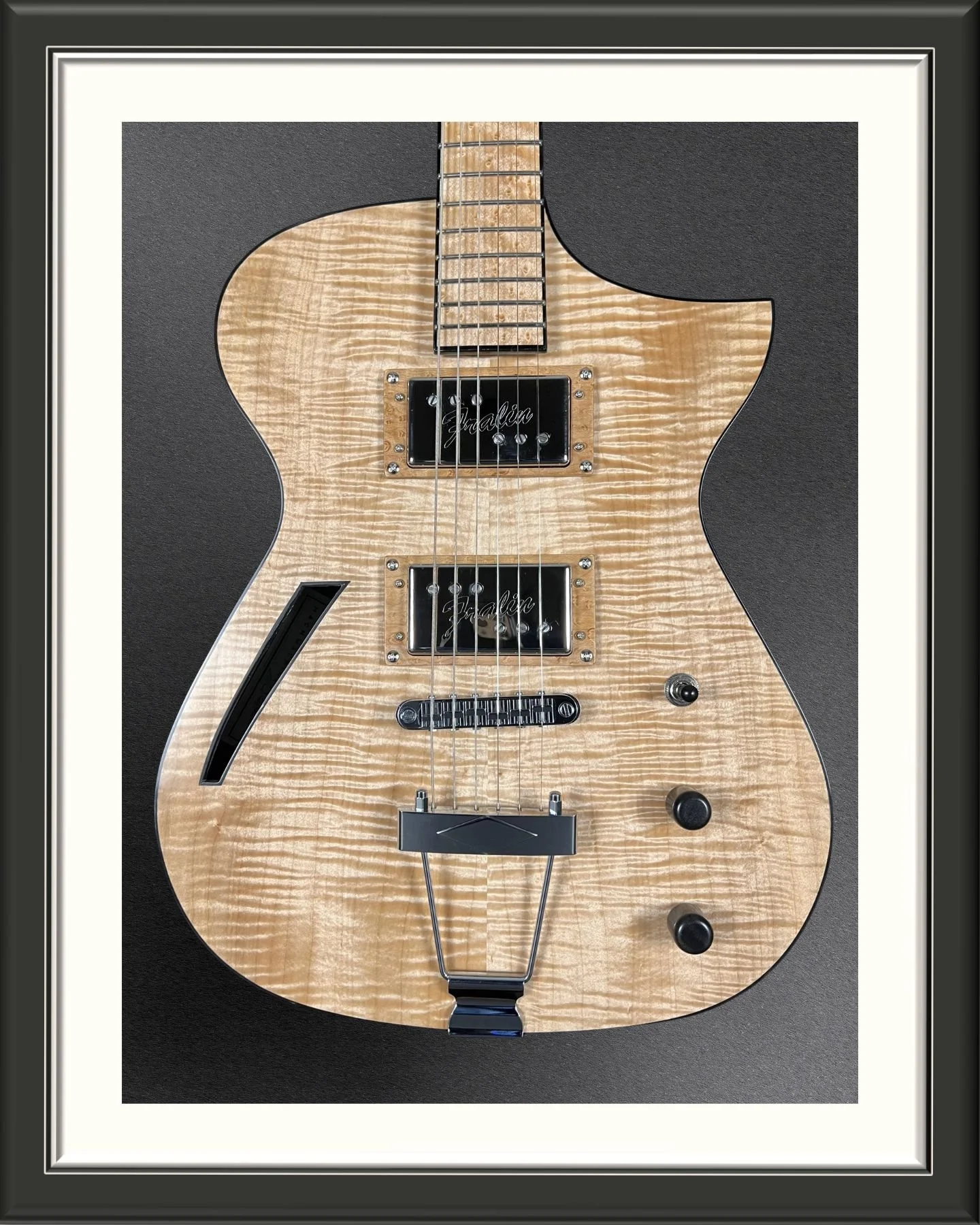 MachMachines Custom Hollow Body Electric Guitar_front body
