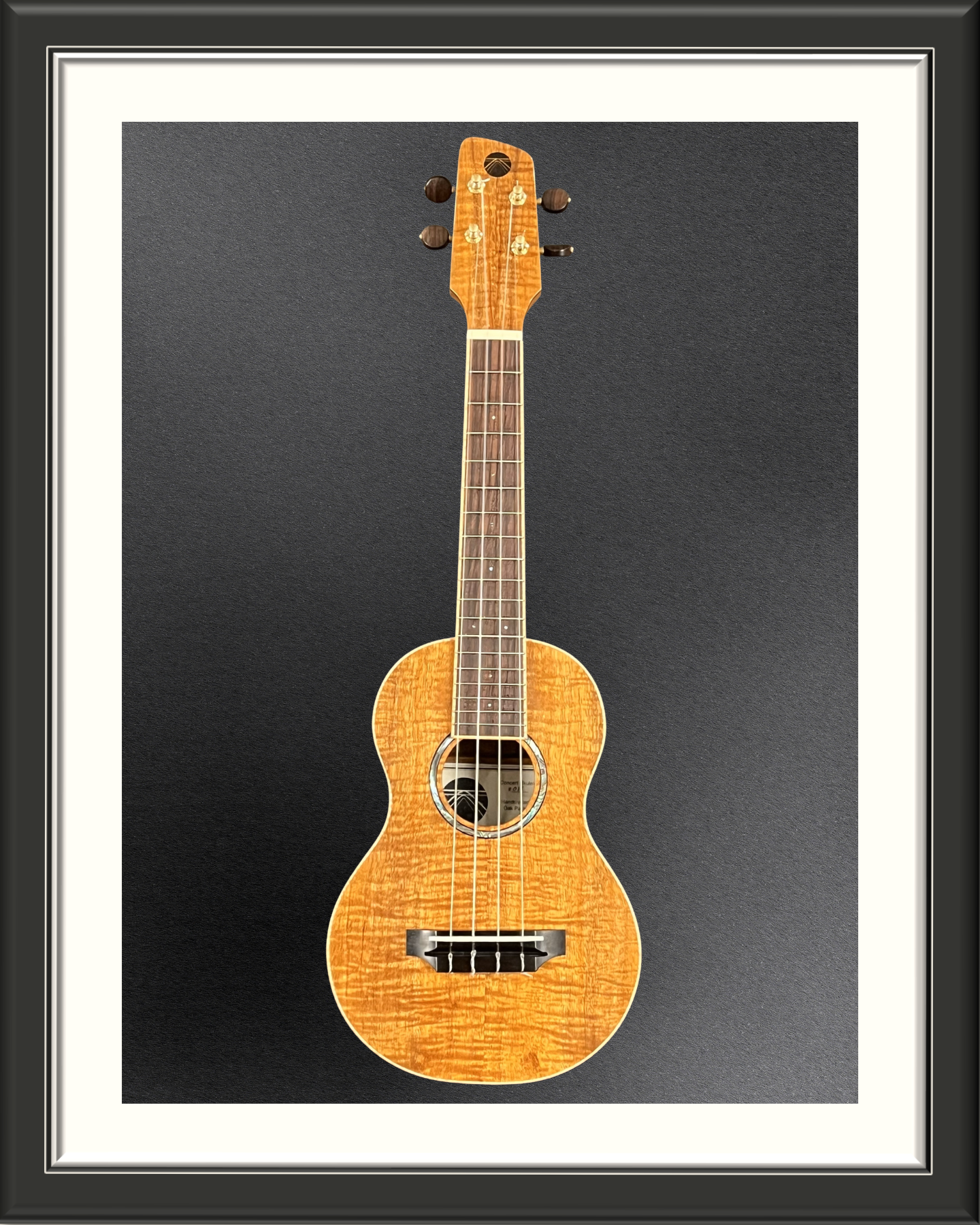 MachMachines Merit Custom Ukulele in Koa_full front