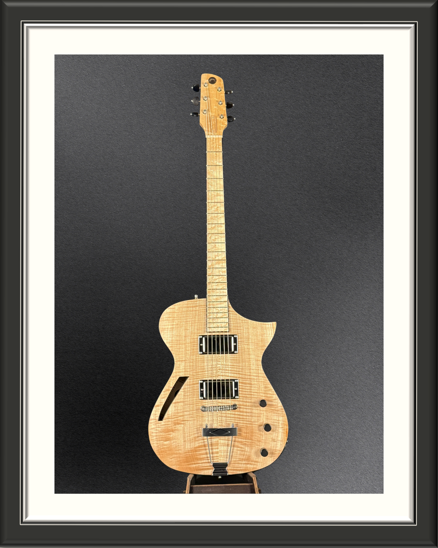 MachMachines Cuyler Model Hollow Body Electric Guitar_full front