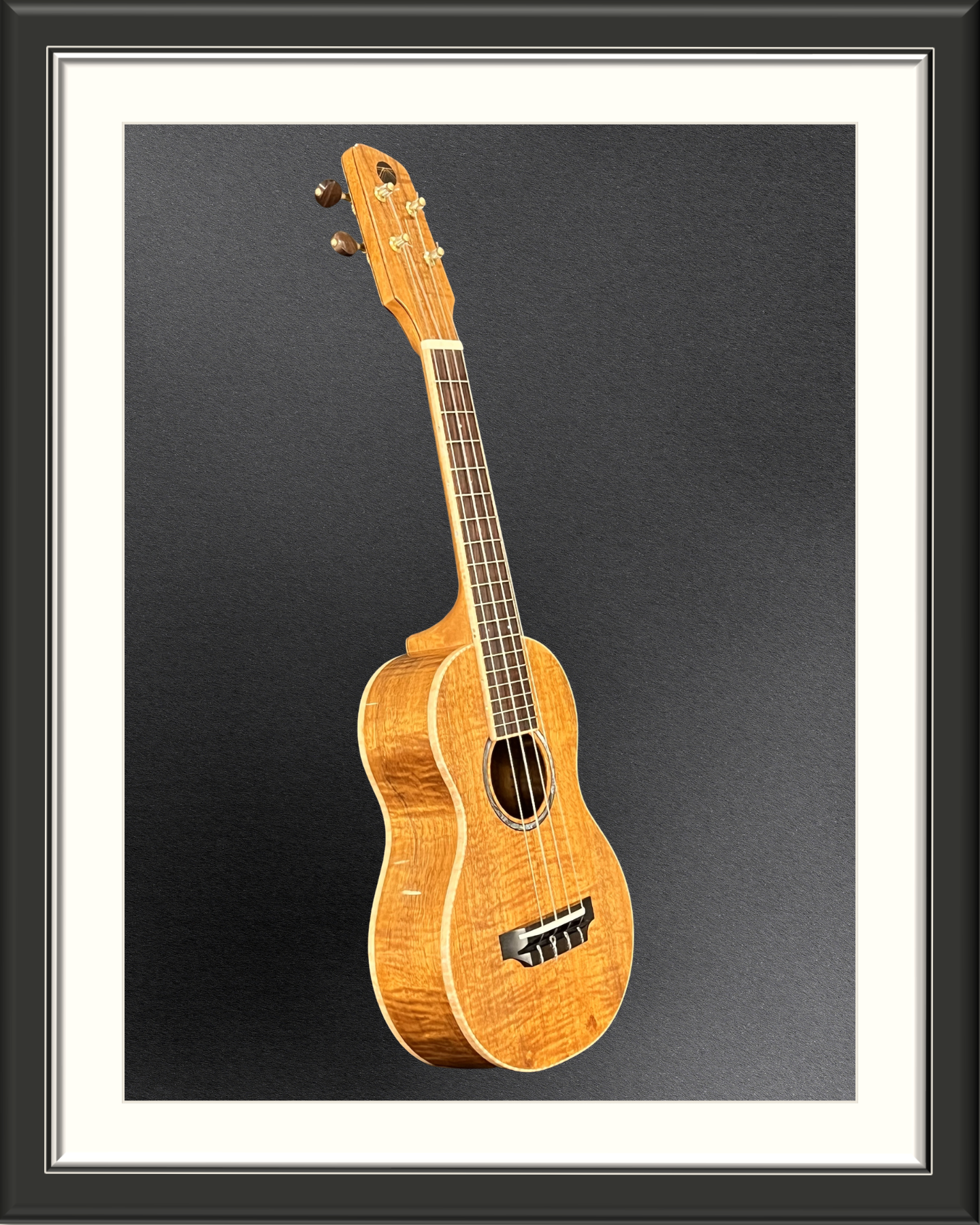 MachMachines Merit Custom Ukulele in Koa_full front angle