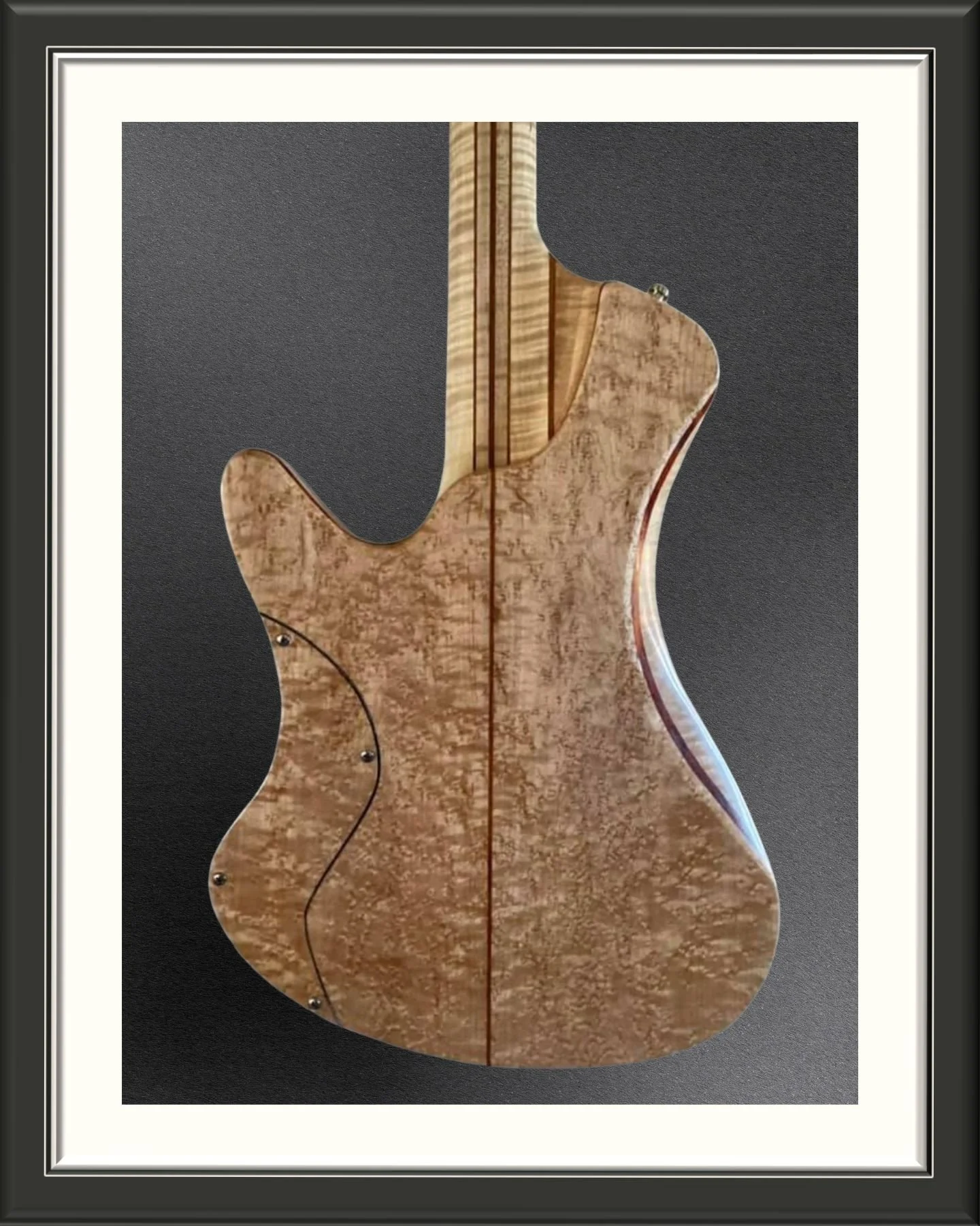 MachMachines El Cunado Custom Electric Guitar_back body