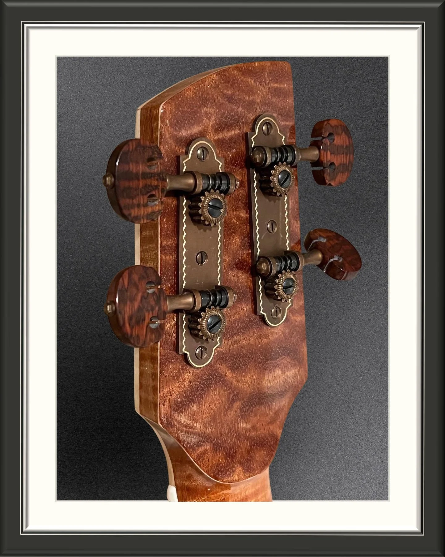 MachMachines Bird of Paradise Custom Ukulele_headstock back