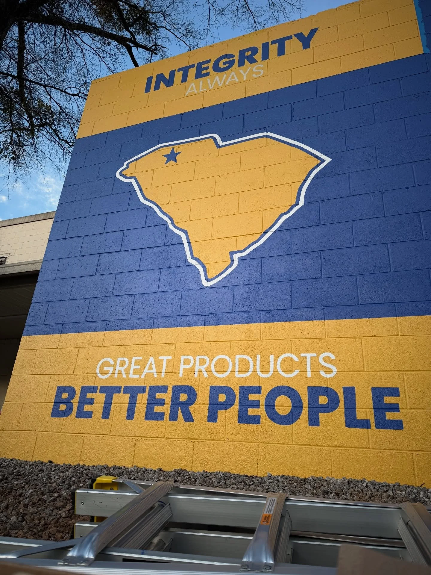 Slowly but surely chipping away at this mural.