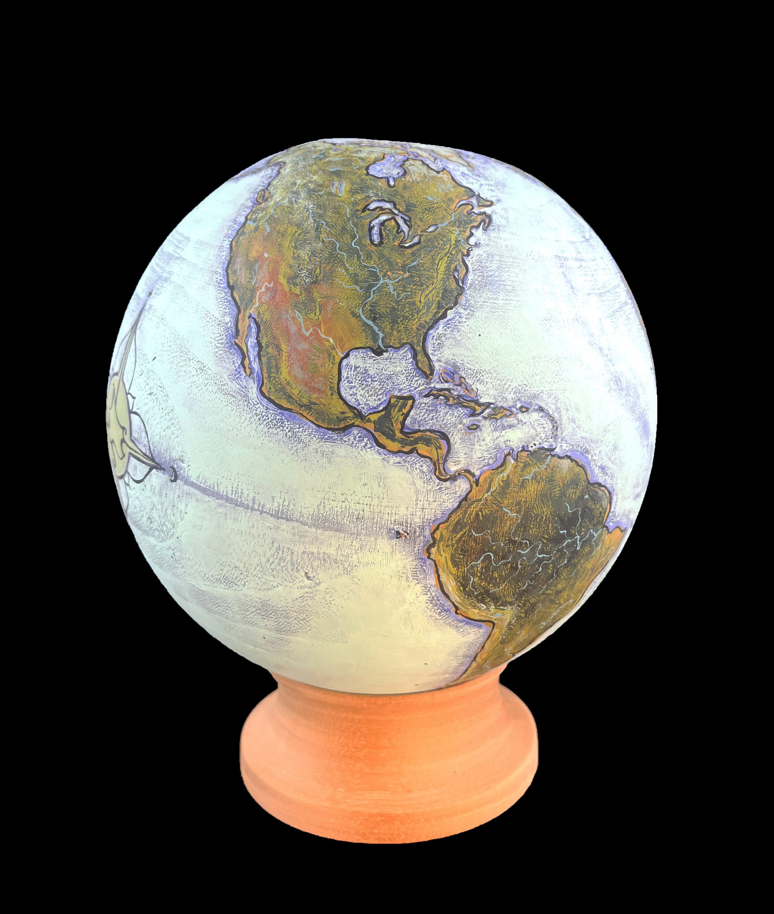 "Earth Hues"  ~  $750 (aud) / $600 (usd)  ~      acrylic on Solid Wood  ~ 20 cm / 8 in. diameter 