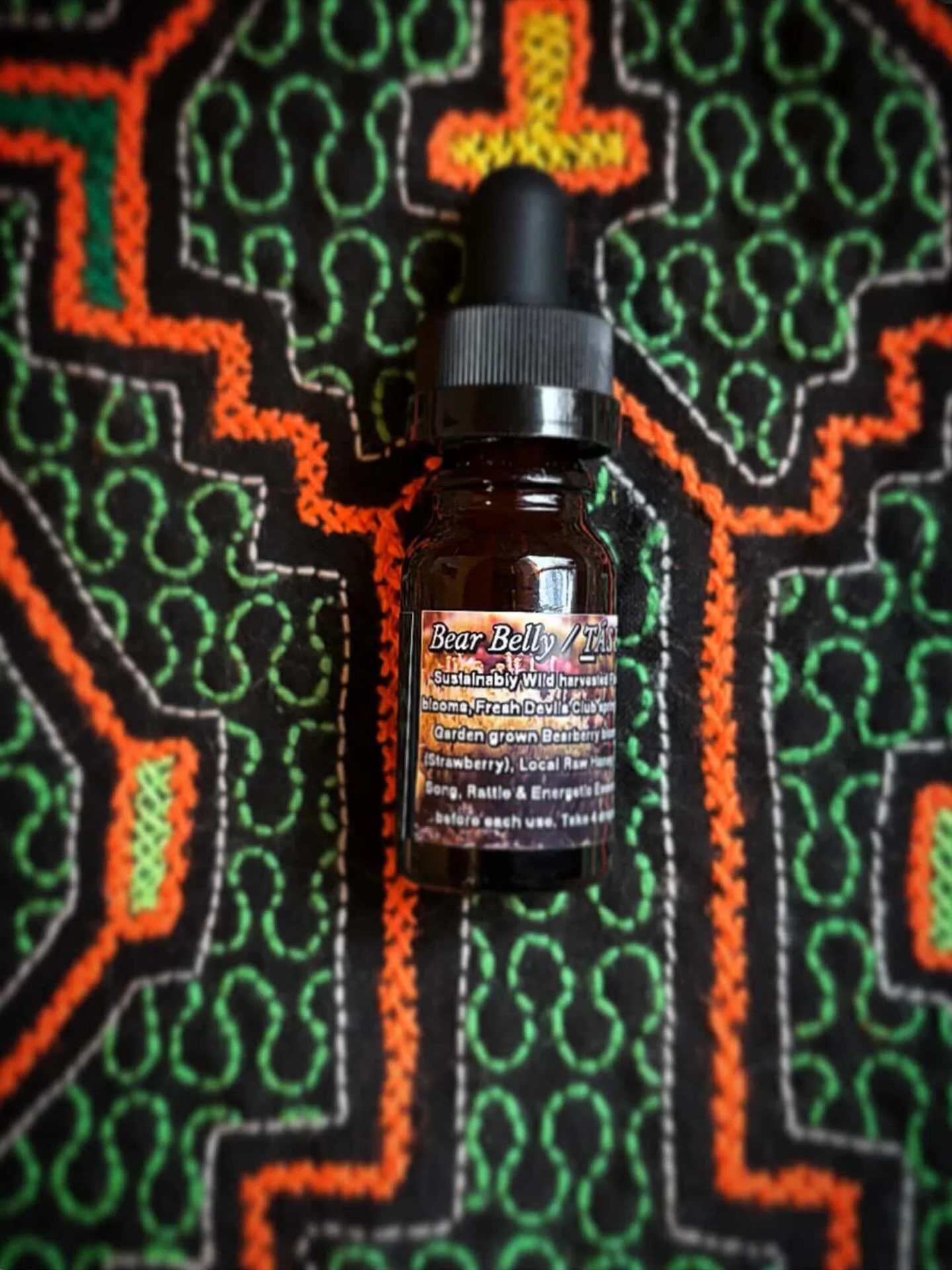 BEAR BELLY &bull;A potion to embody Joy &amp; Resistance 🌱 

Imagine yourself exhaling from a sweet, deep, belly breath.  You&rsquo;re lying on the warm land, watching SEMSEM&Iacute;YE (Bumblebees) buzz around Native Red and Pink Currant Blossoms, g