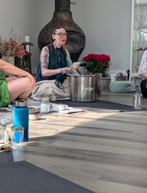 Thinking about how empowering, nourishing and enriching last years Spring Spa Retreat was at @rising.moon.studio &lsquo;s! 
 
We have 2 spots left in this years retreat, May 1-3 with a wonderful team of women bringing their medicine into the space. O