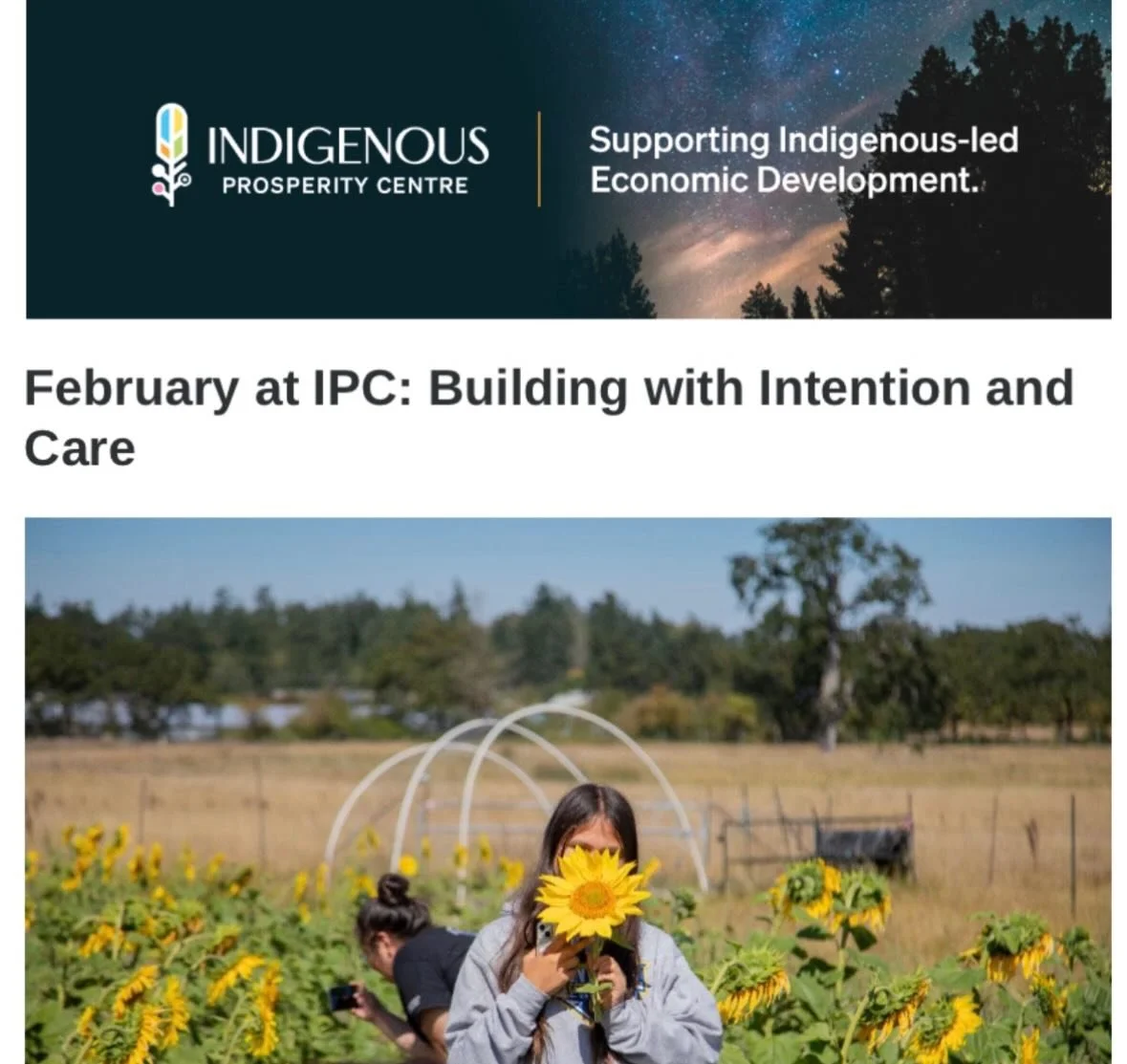 Thankyou to the @indigenousprosperitycentre for featuring Sacred Sprout Wellness alongside @ticoffeeroasters and @indigenouspopupshopyyj in their February newsletter 🙏🏽 

&ldquo;The Indigenous Pop-Up Shop YYJ Artists Market is back for Valentine&rs