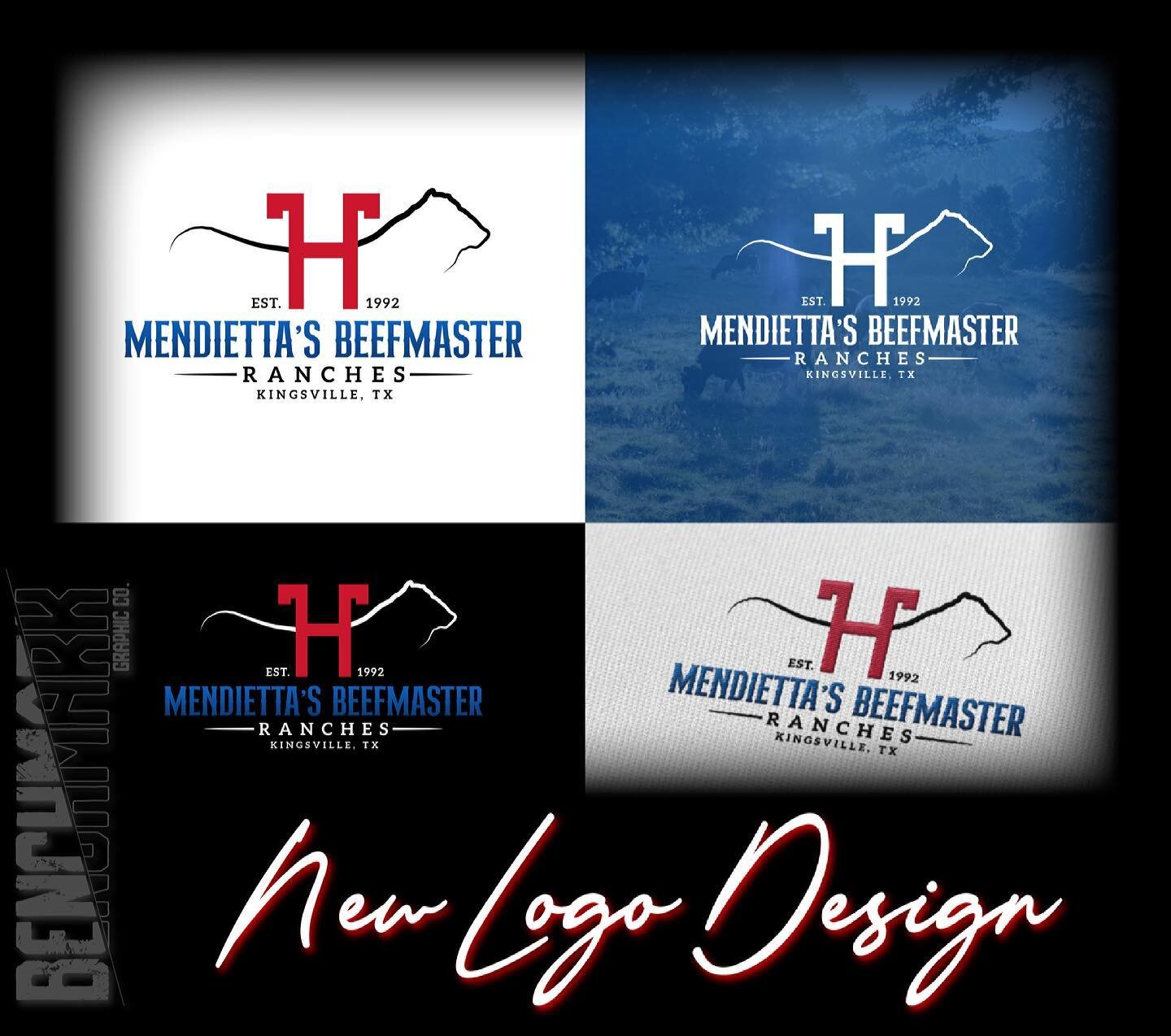 👆👆 Fresh NEW LOGO Drop 👆👆

Huge thank you to Mendietta's Beefmaster Ranches for trusting us with their brand new logo! We had a blast with this one and we can't wait to see it being used all over Texas and beyond. 

#mendiettasbeefmasters #newlog