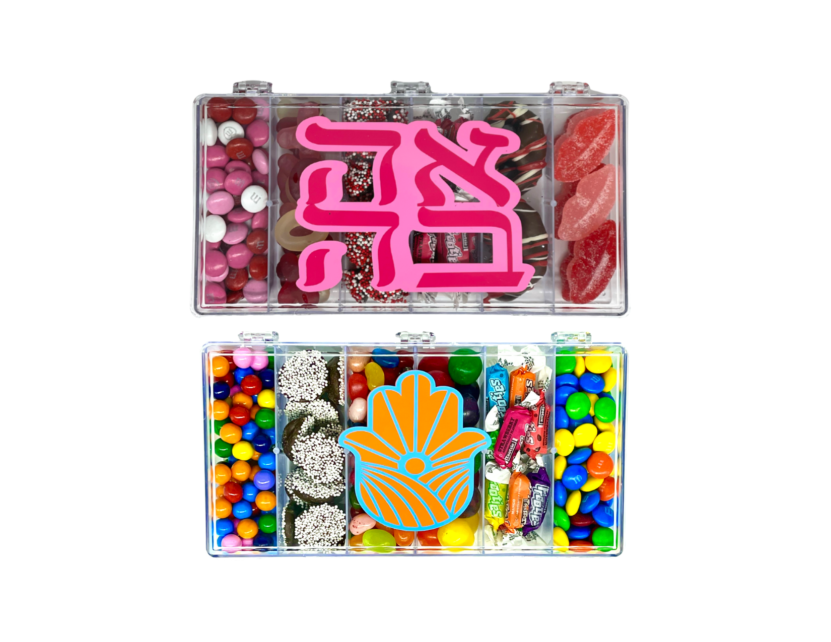 Rosh Hashanah six section treat box