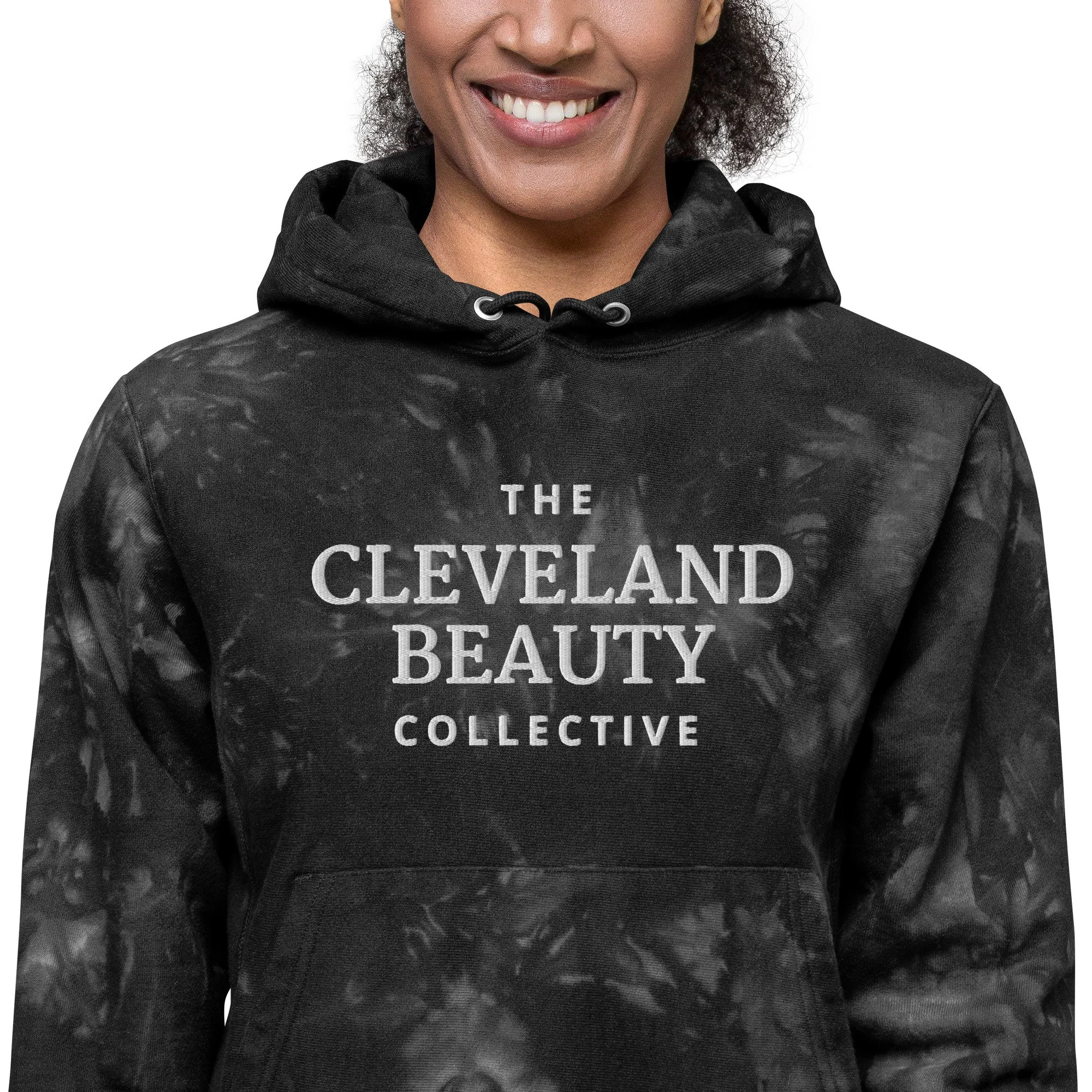 Tie-Dye Large Logo CBC Hoodie — Cleveland Beauty Collective