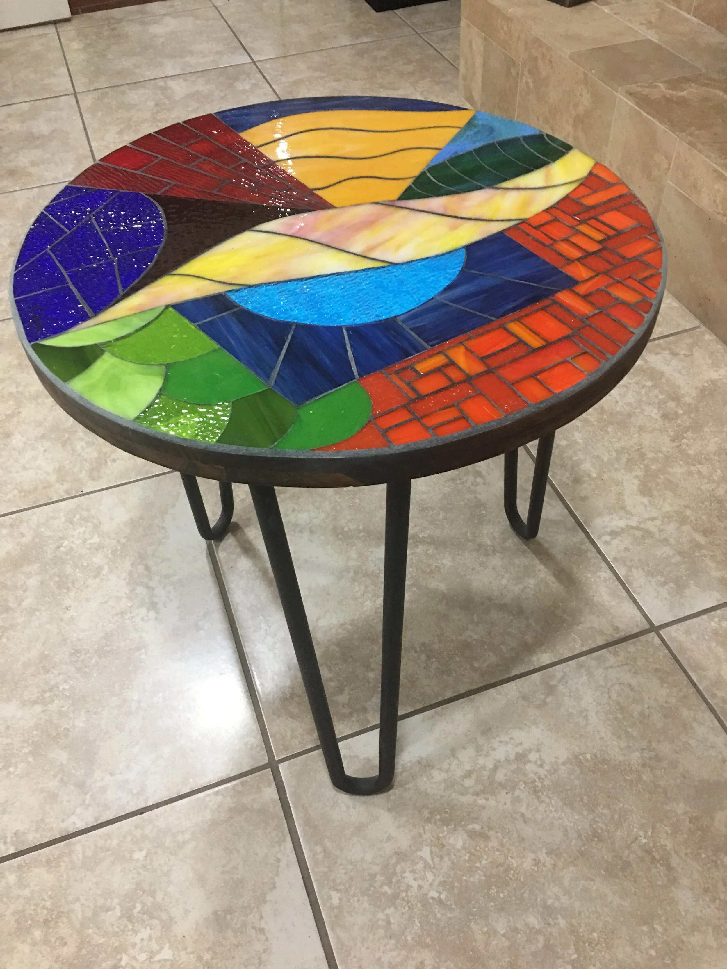 Vitro-Mosaic Table.