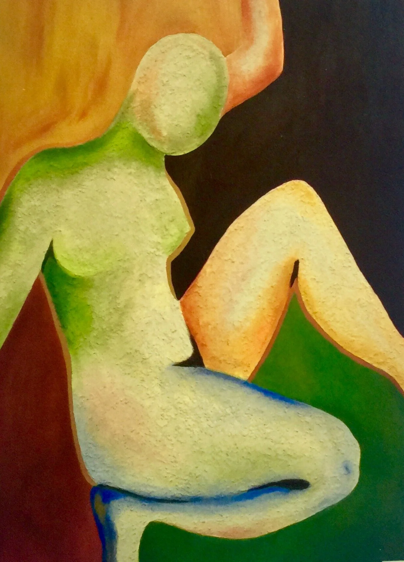 "Poder"
Acrylic on Masonite Board.  48"x32"
SOLD