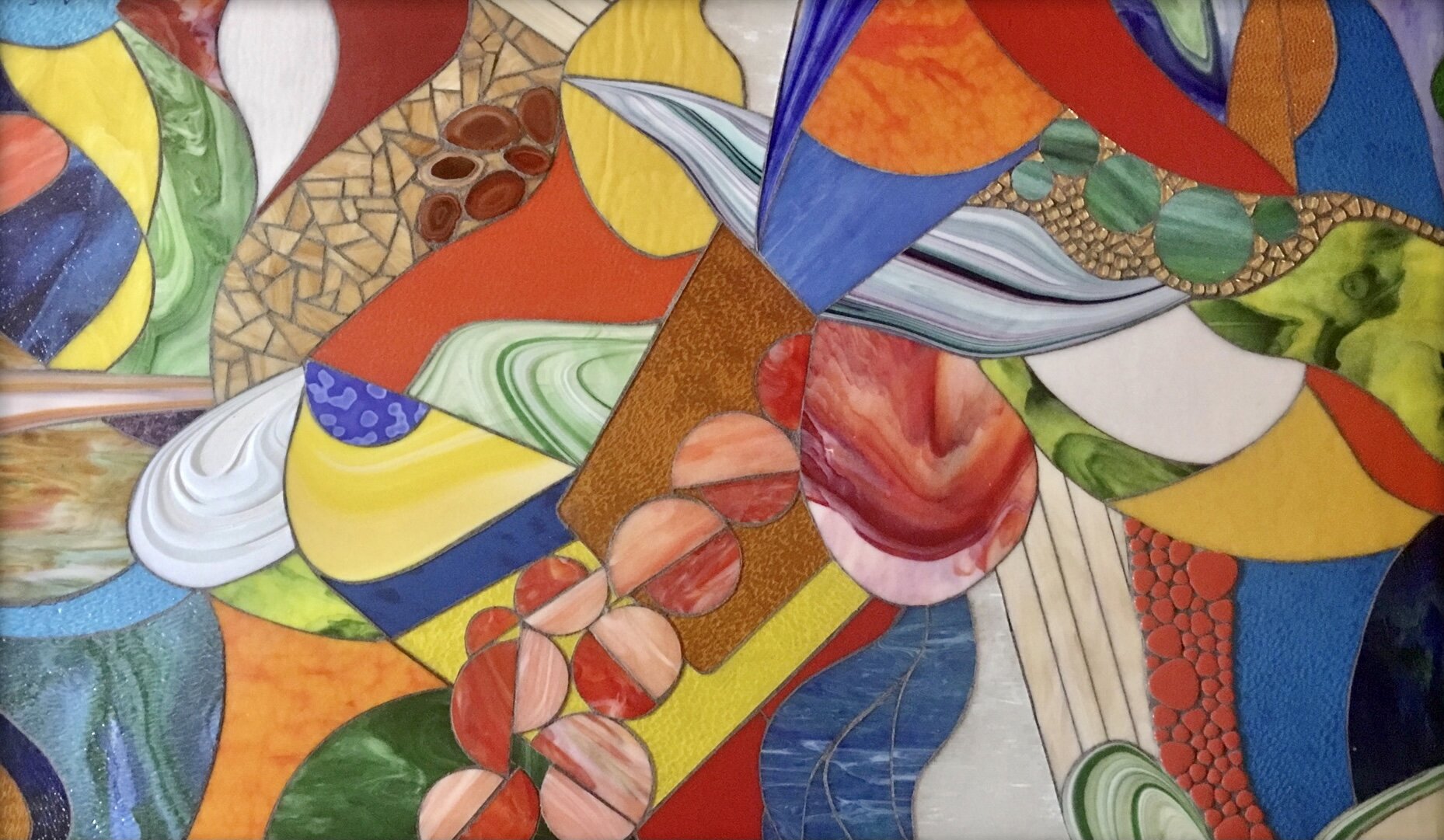 "Pasión"  -  
Vitro-Mosaic - 57.5x36"