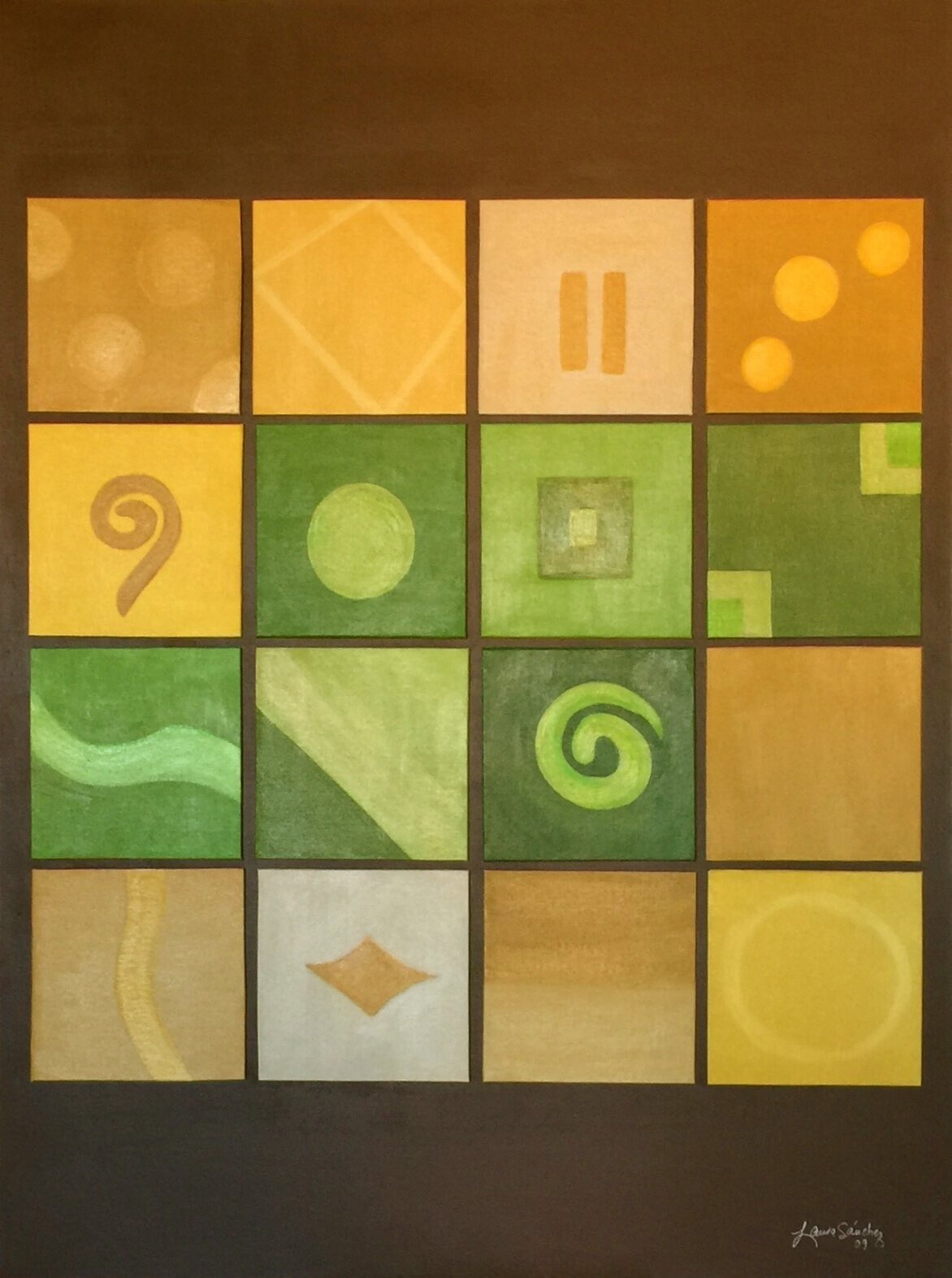 Untitled  -  Acrylic on Canvas.  48"x36"  -  SOLD