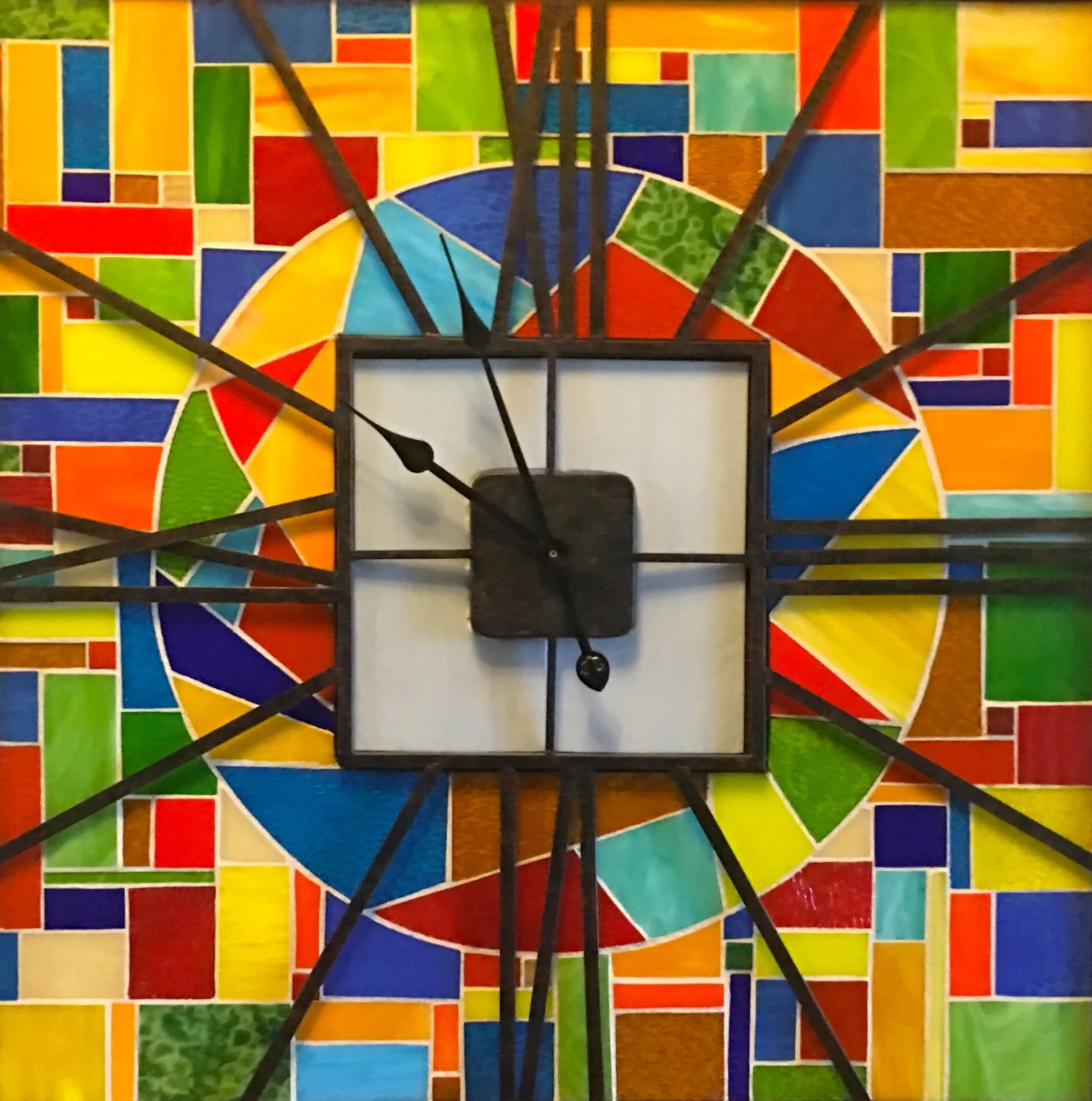 Vitro-Mosaic Clock  - SOLD