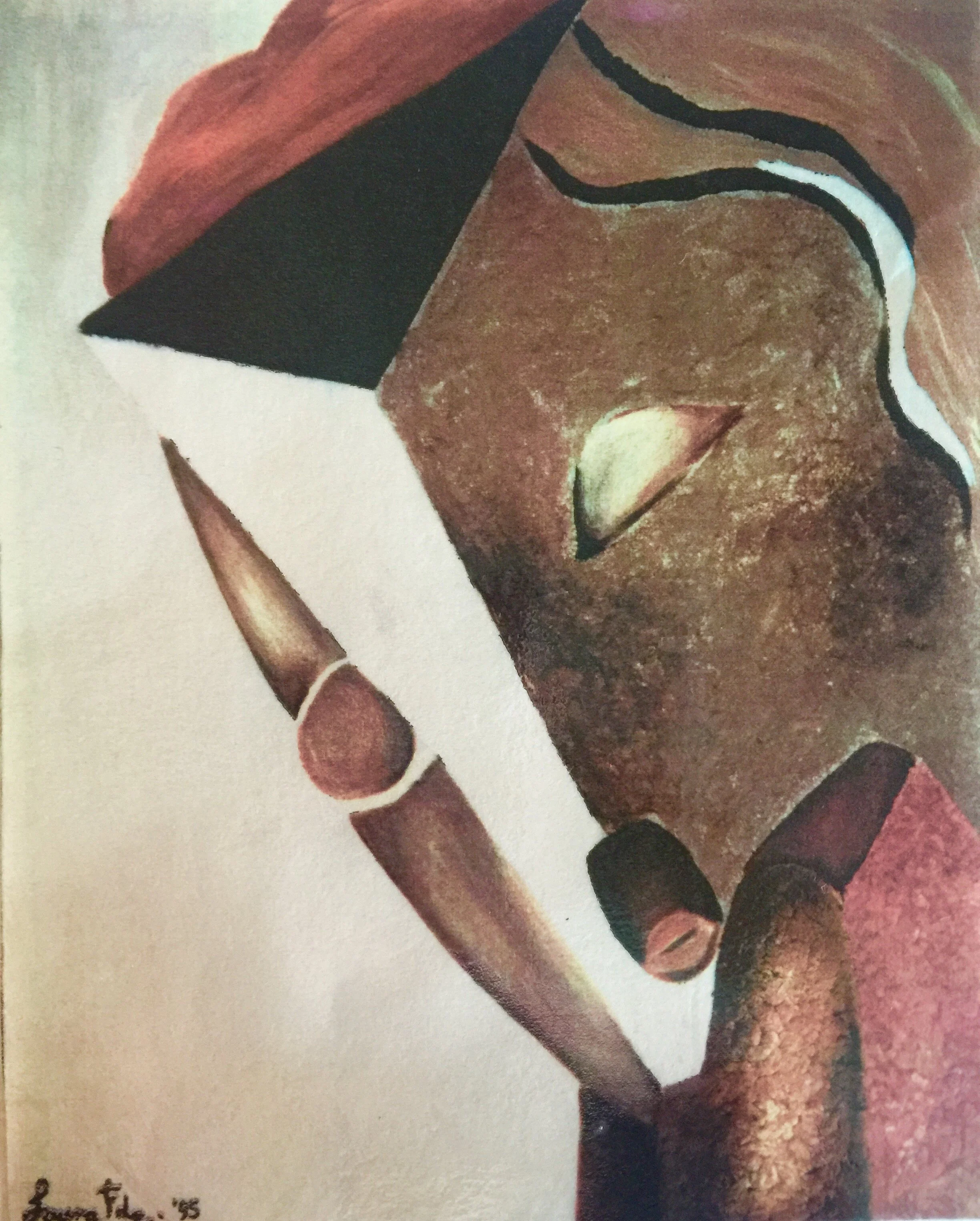 Untitled.
Acrylics on Canvas.  18"x14" - NOT AVAILABLE