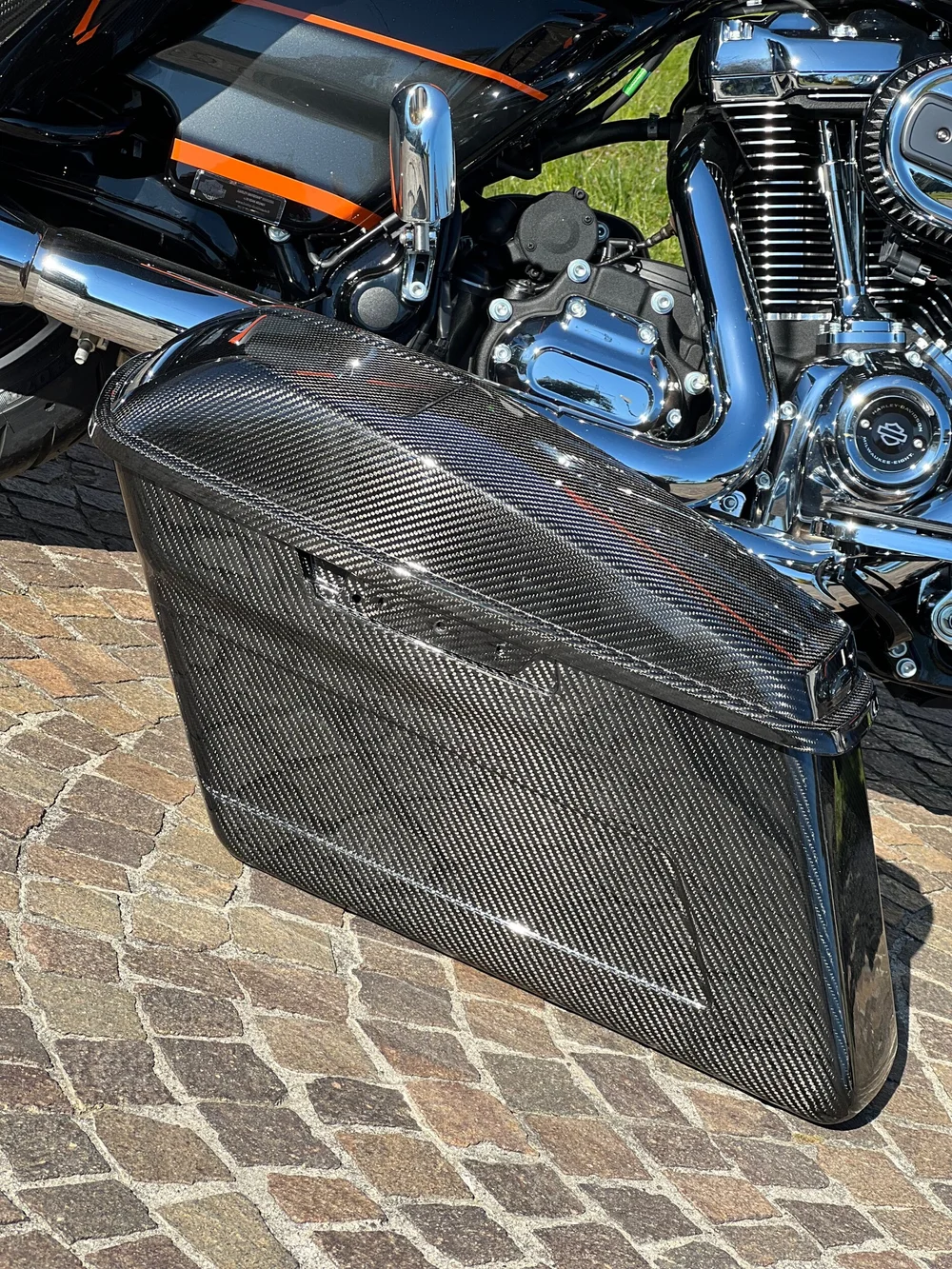 Next Generation Saddle Bags Lids CARBON VISIONARY