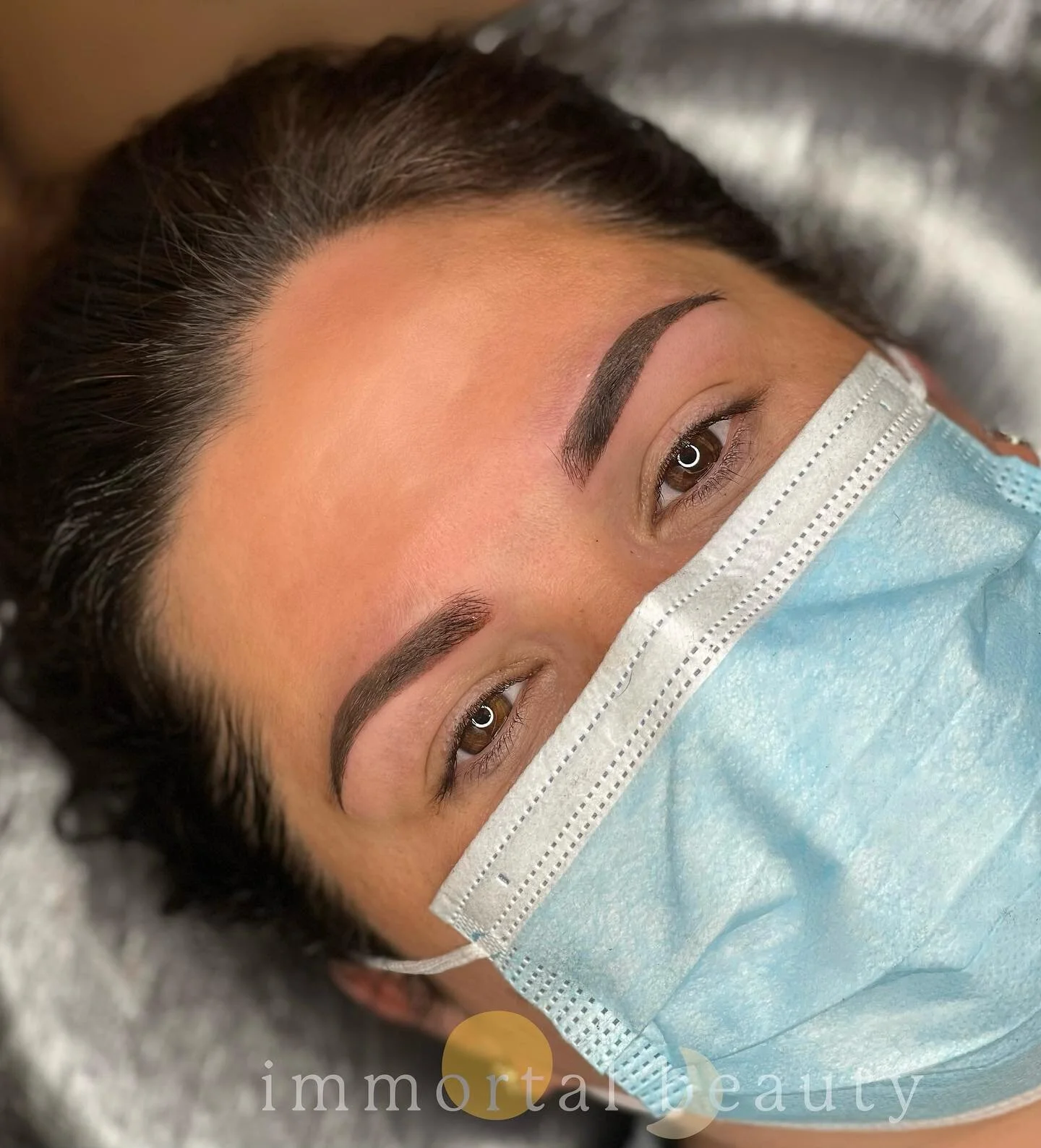 Powder brows!! Also know as ombre brows, can be sooo natural too!! These will heal much softer! 
Swipe to see her brows before!

Message me with any brow questions today!💕