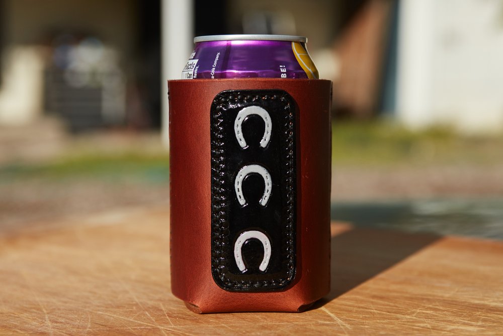 Leather Drink Koozie