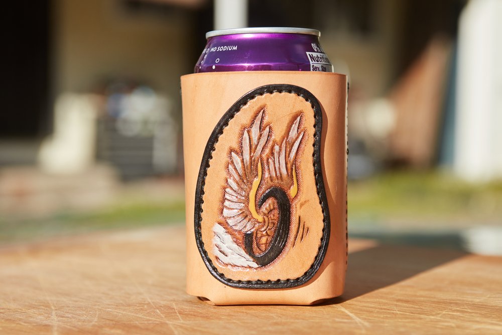 Leather Drink Koozie