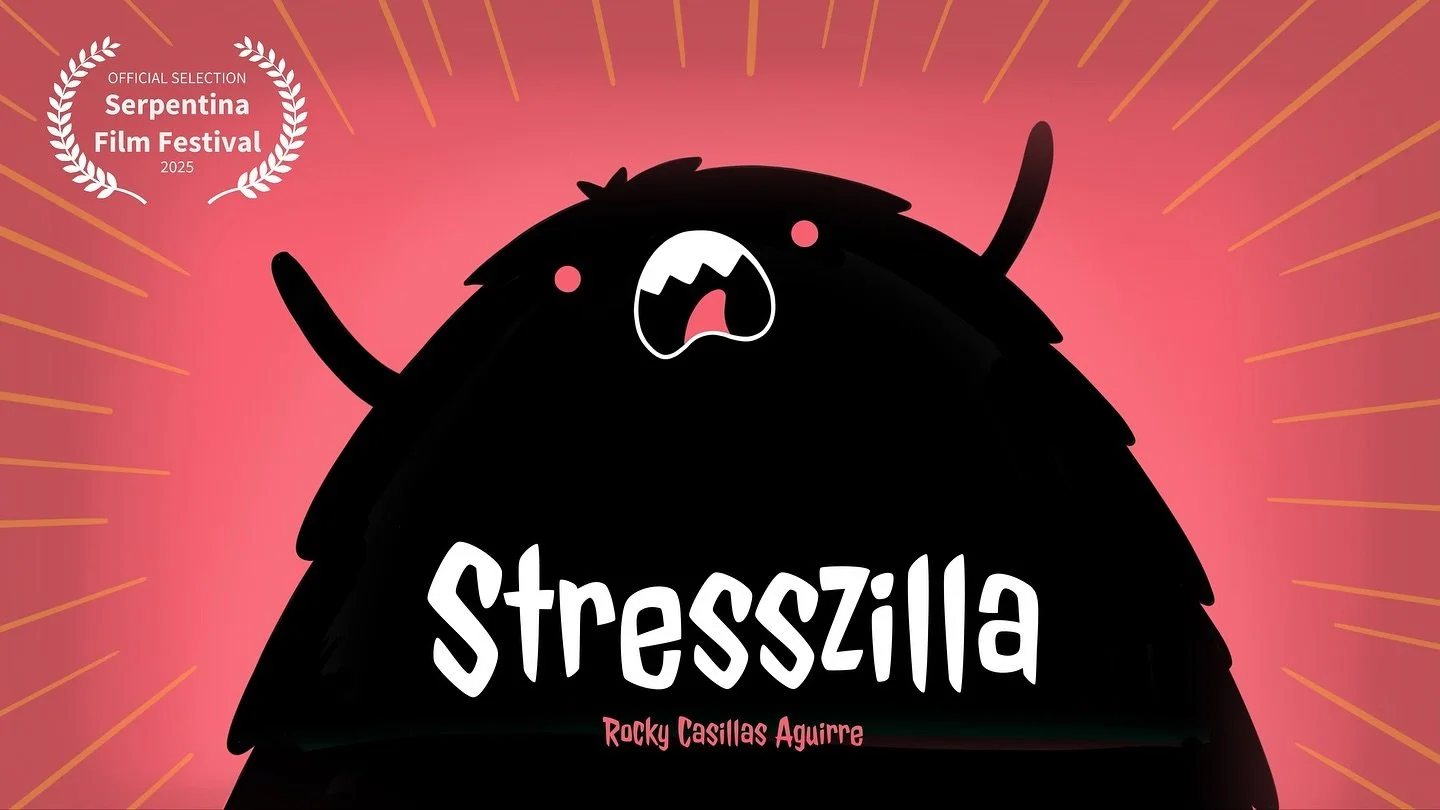 BIG (Stresszilla-sized) NEWS!! 📣 My animated short Stresszilla was officially selected / will be shown at the Serpentina Film Festival in Minneapolis on Nov 25!! 🔥🙌🏽

The Serpentina Film Festival 🎥 is an annual showcase dedicated to films by Lat