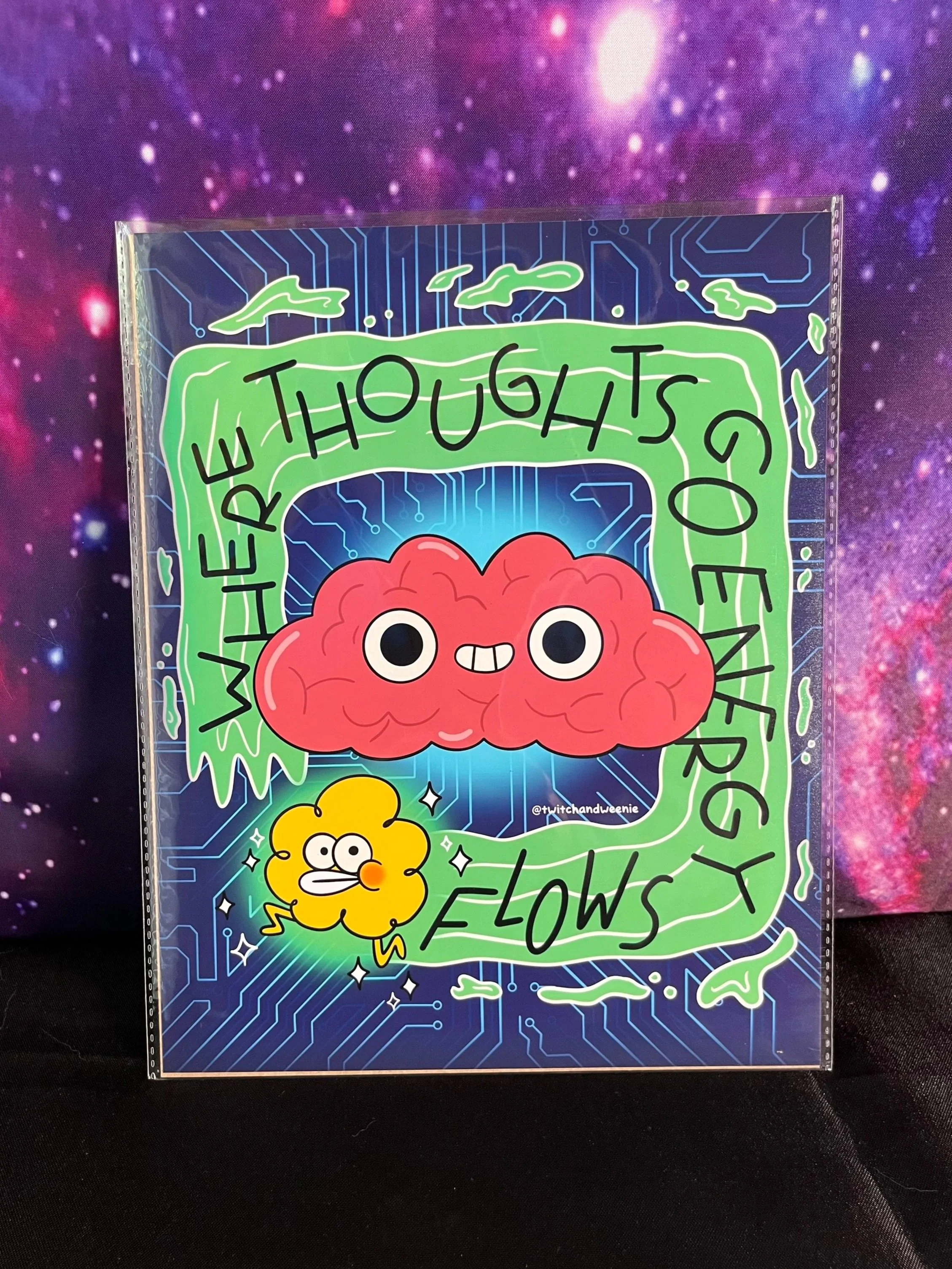 Where Thoughts Go Energy Flows 8x10 Print