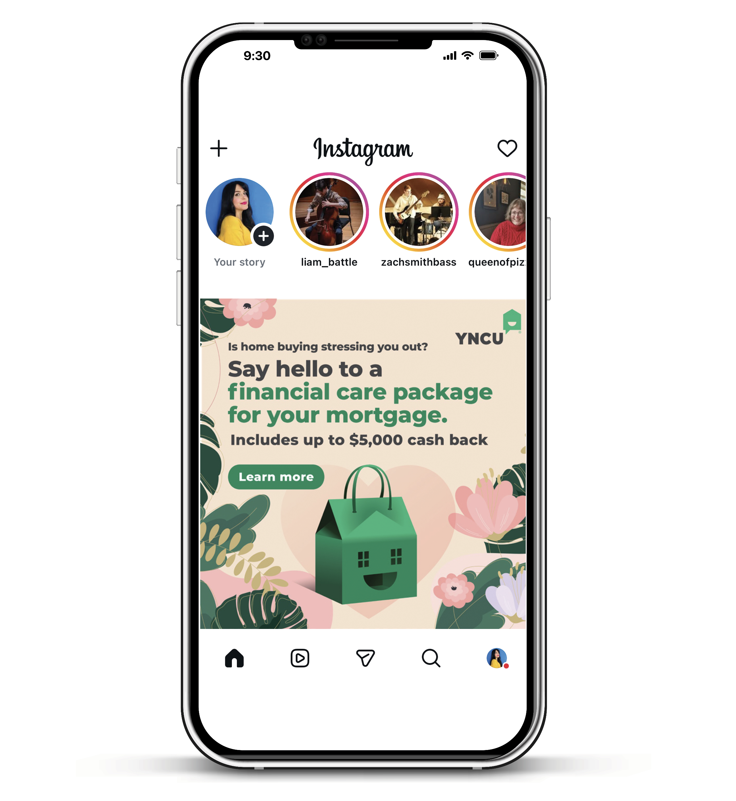 mortgage campaign - social ad
(YNCU)