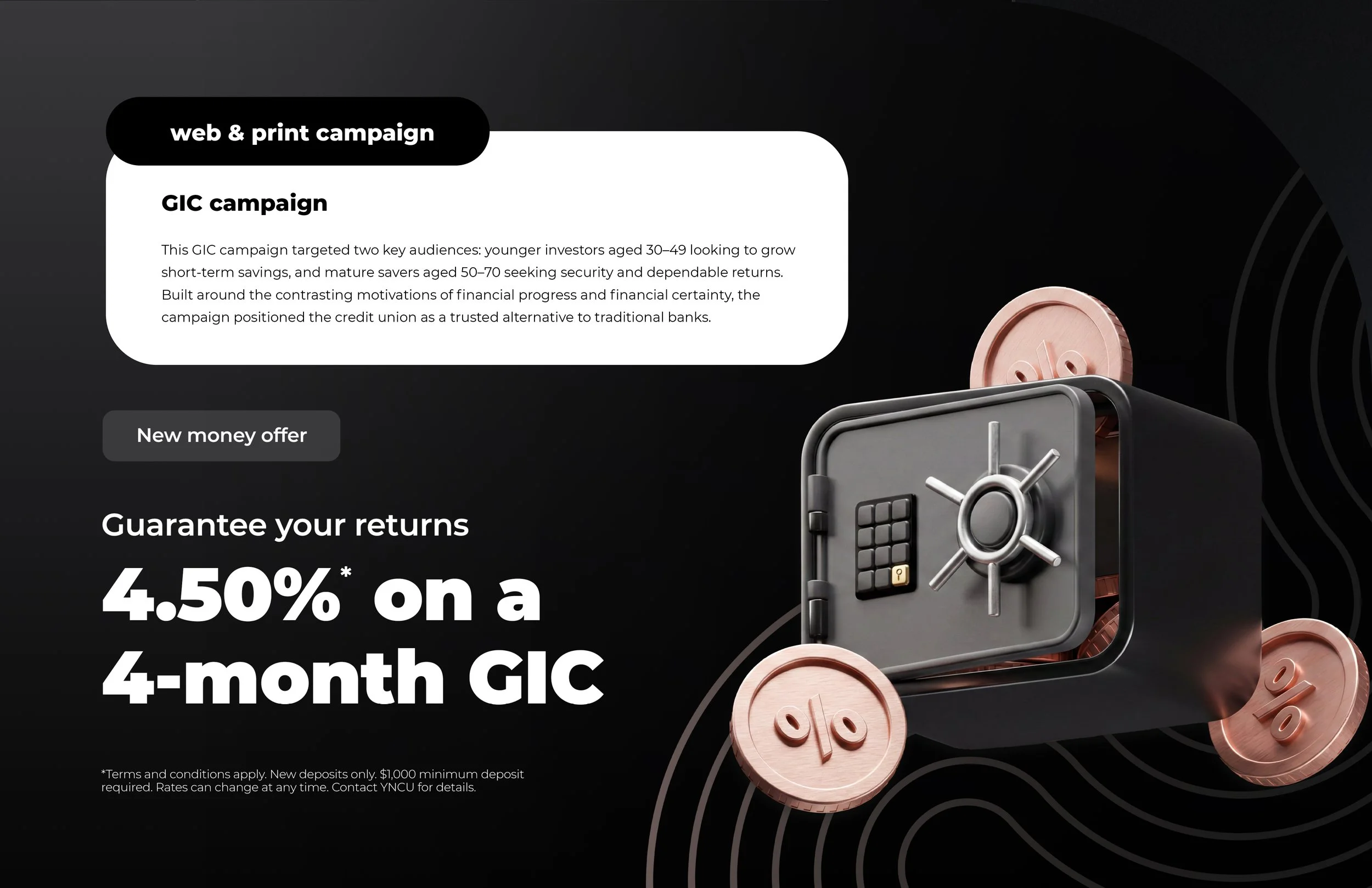 web + print campaign: GIC's at YNCU