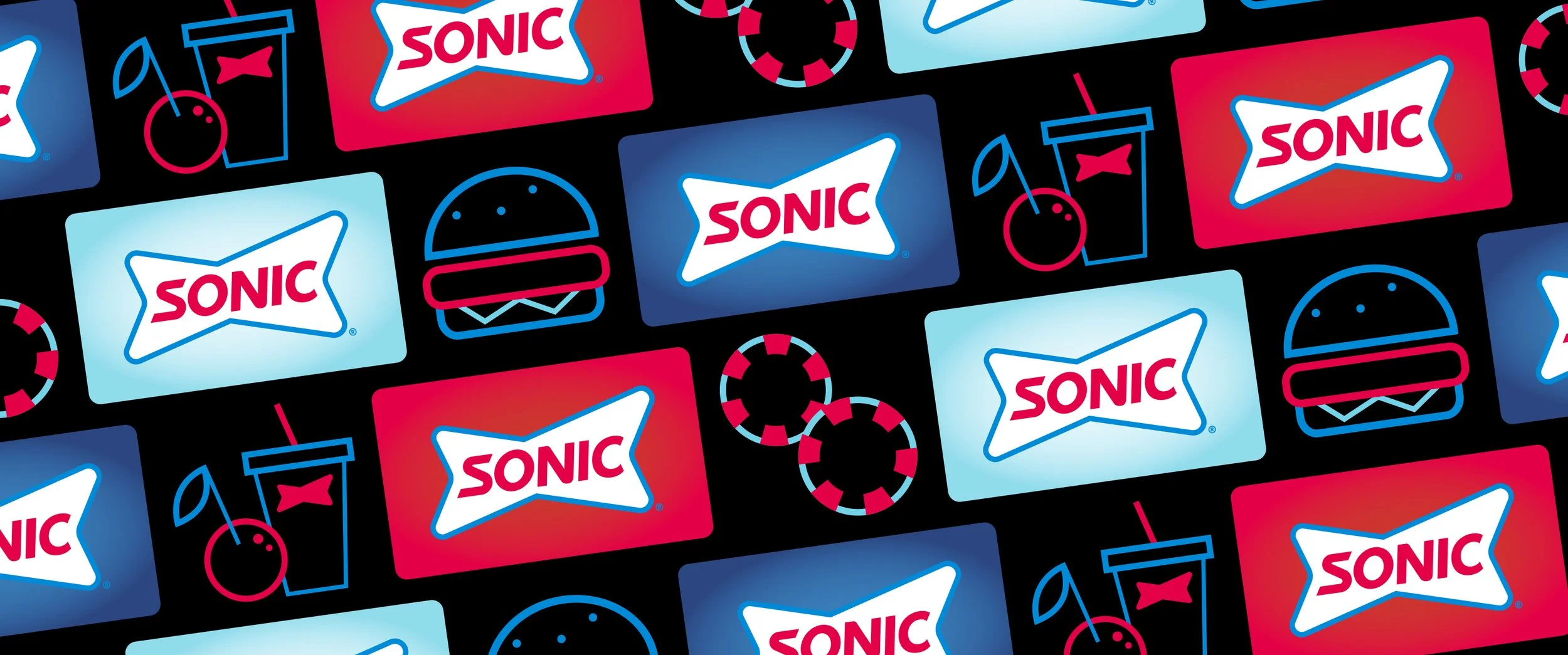 Sonic Gift Cards — One Good Eye : Dana Lechtenberg : Design + Illustration